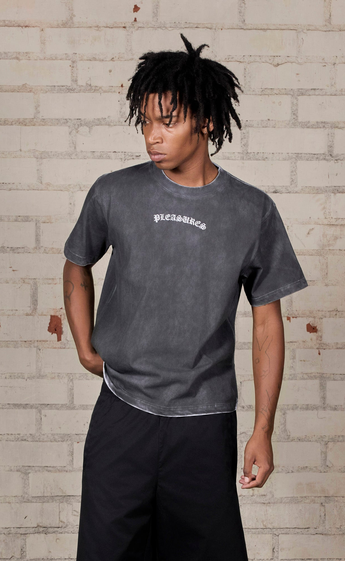 SPRAY OE HEAVYWEIGHT BLACK T-SHIRT