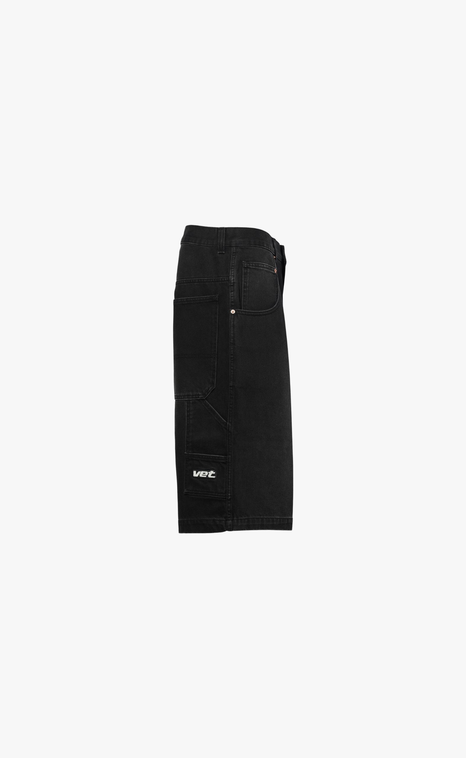 HIP-HOP VINTAGE BLACK SHORTS