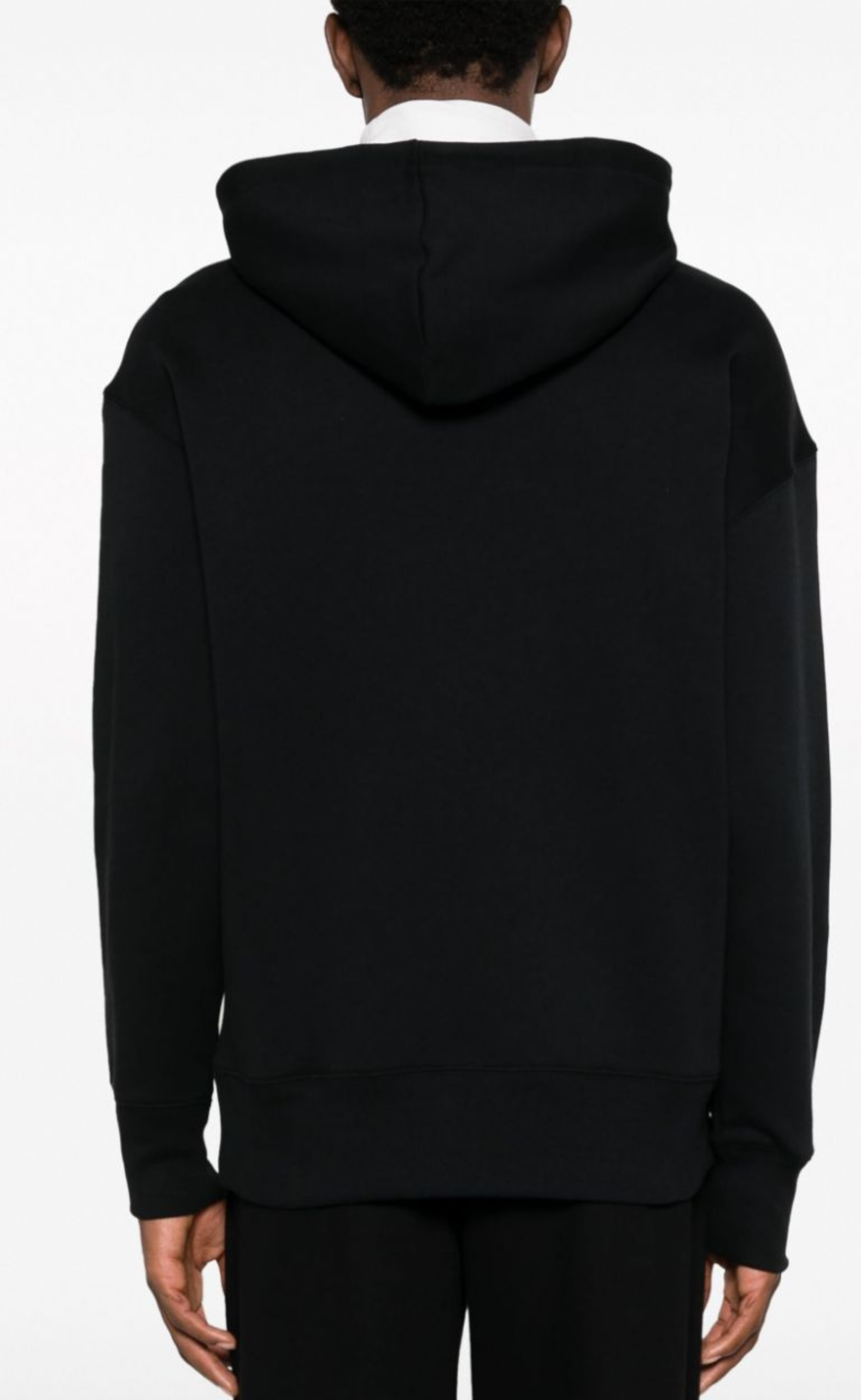 MICRO LOGO BLACK HOODIE