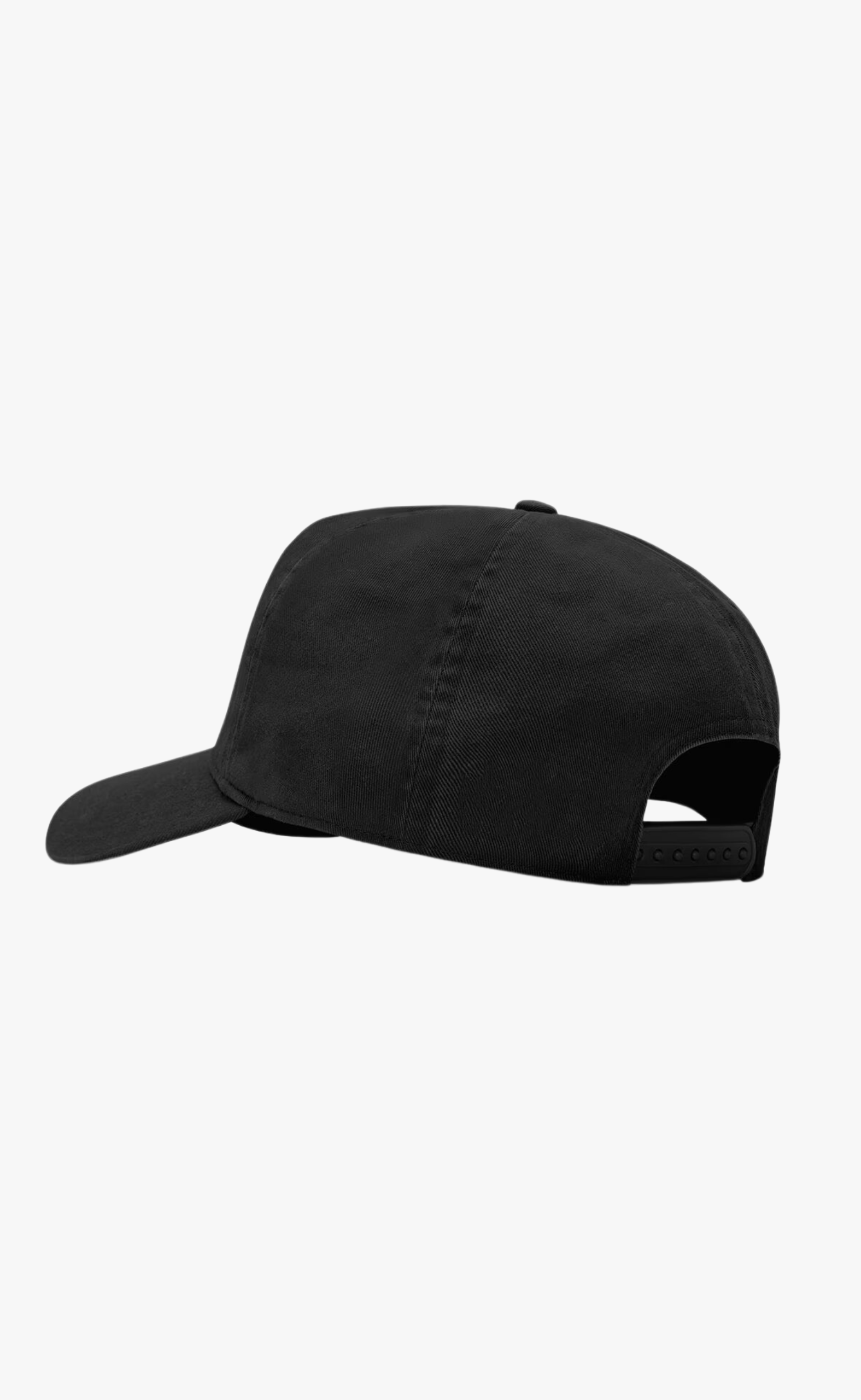 APPLIQUE R JET BLACK HAT