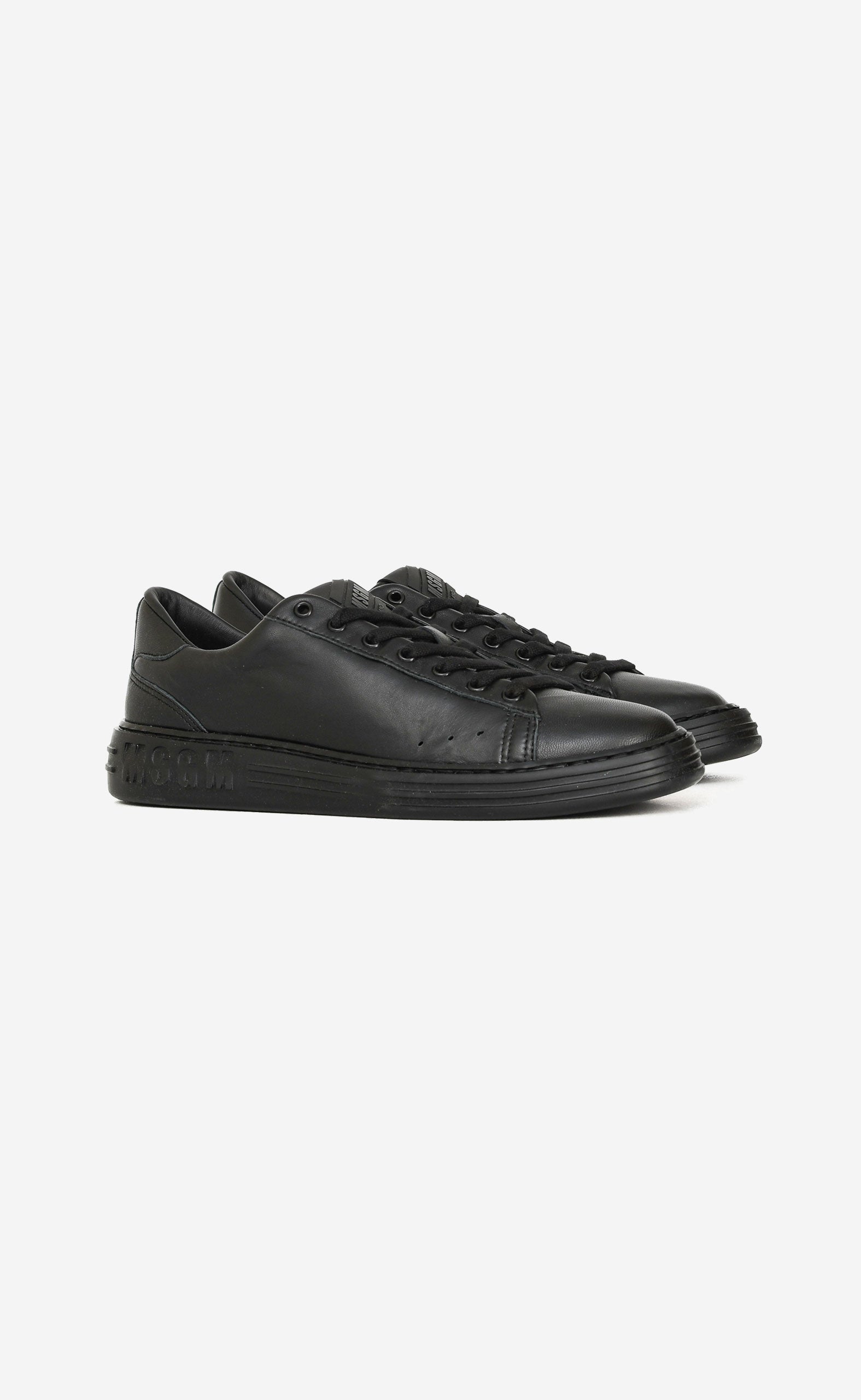 BLACK ICONIC CUPSOLE SNEAKERS