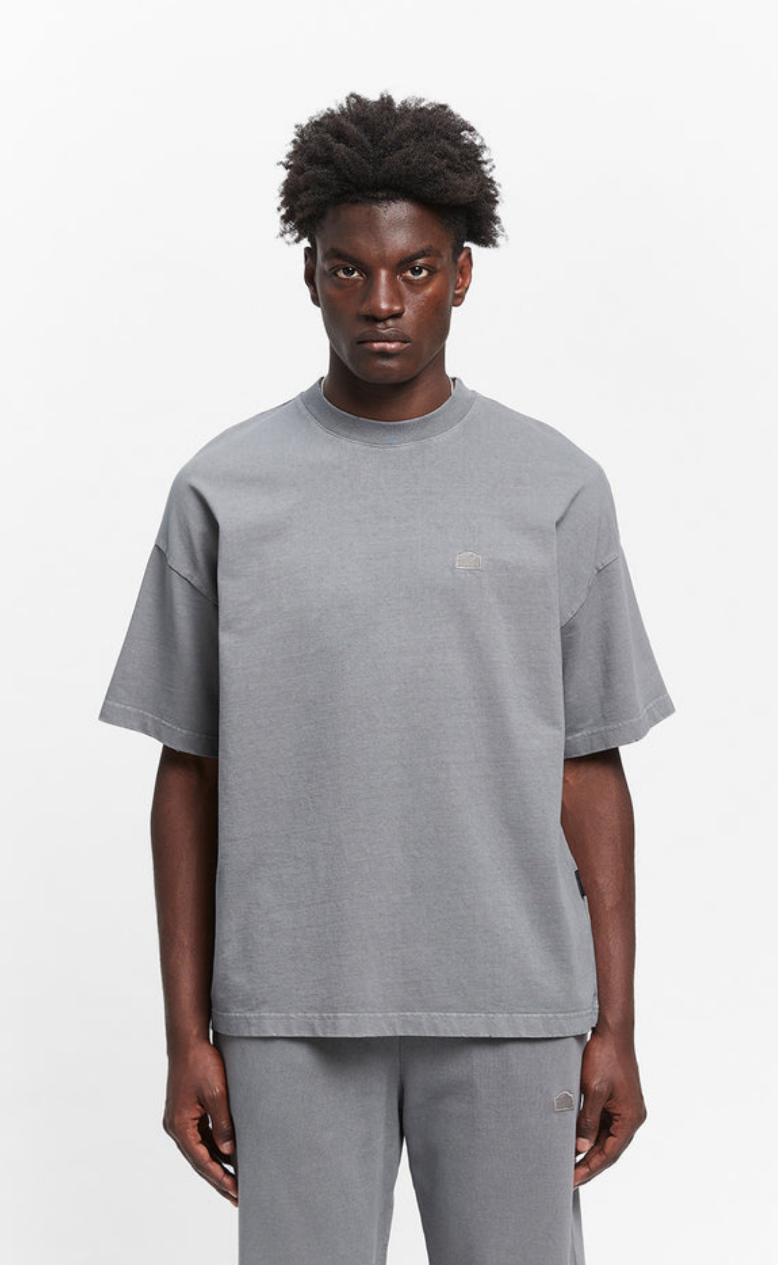 SIGNE WASHED GREY T-SHIRT