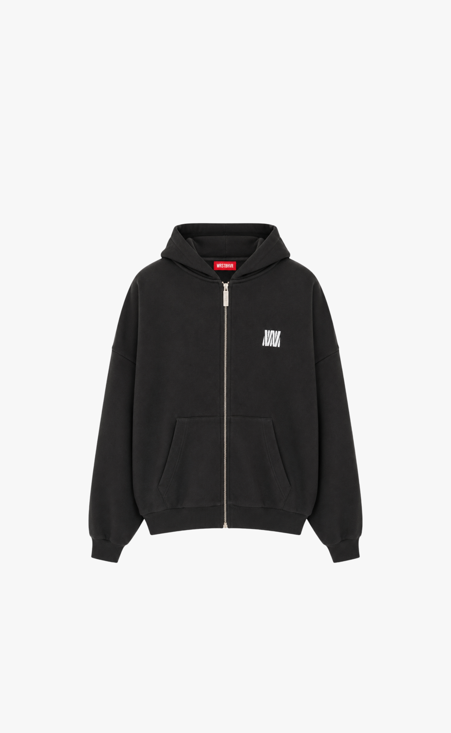 DIAGO V3 ZIP BLACK HOODIE