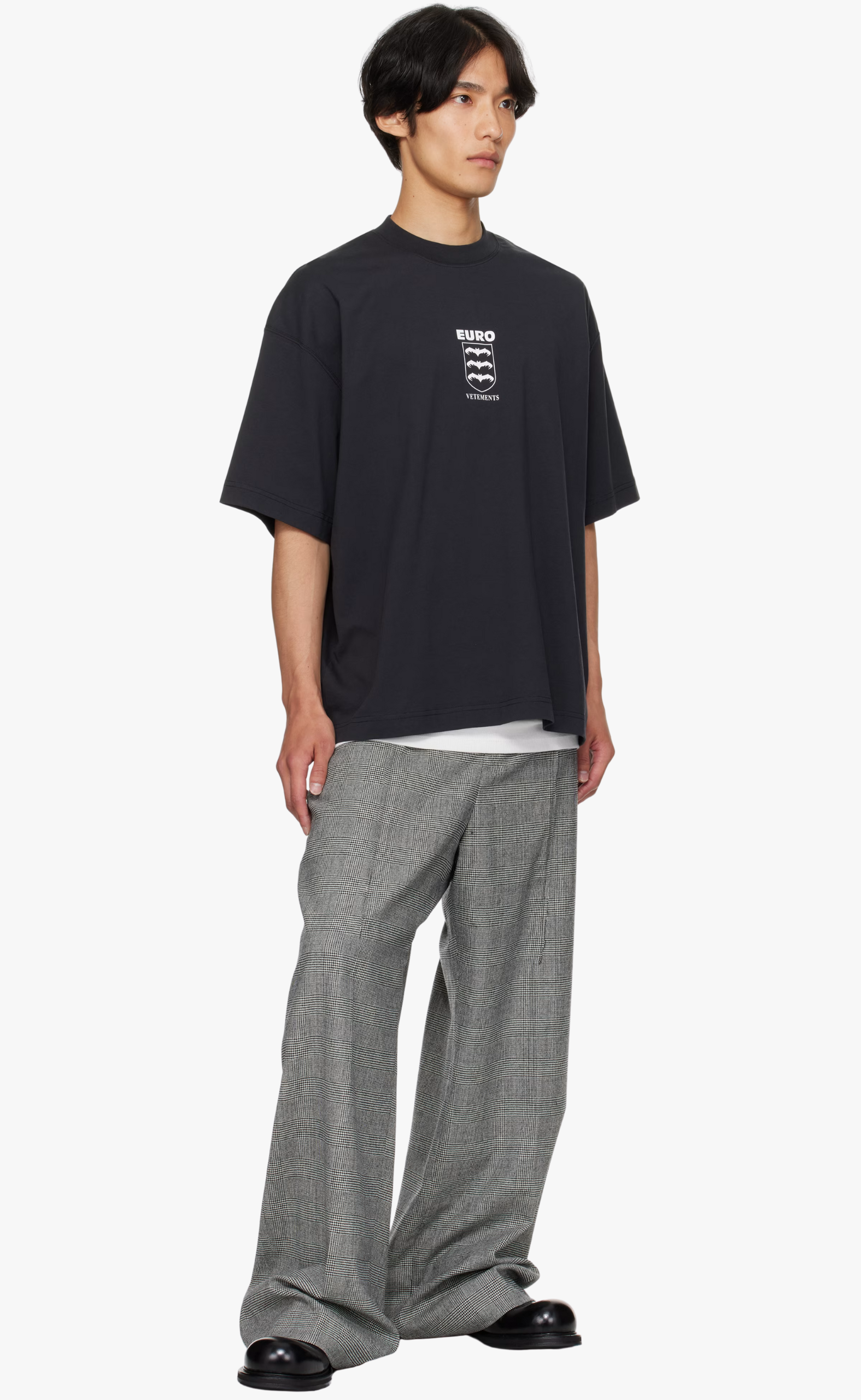 BATS LOGO REGULAR WASHED BLACKT-SHIRT