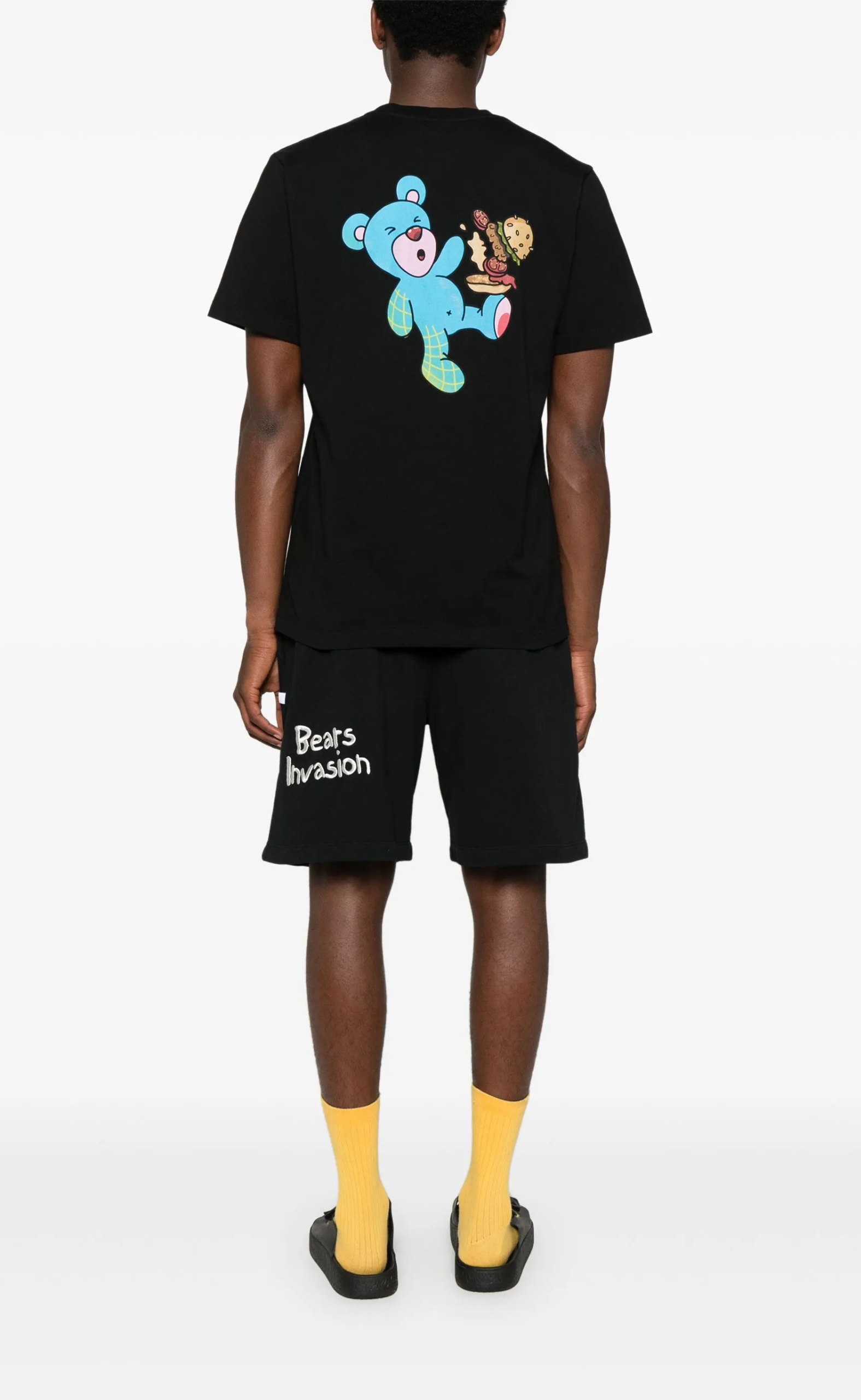 HAMBURGER BLACK T-SHIRT