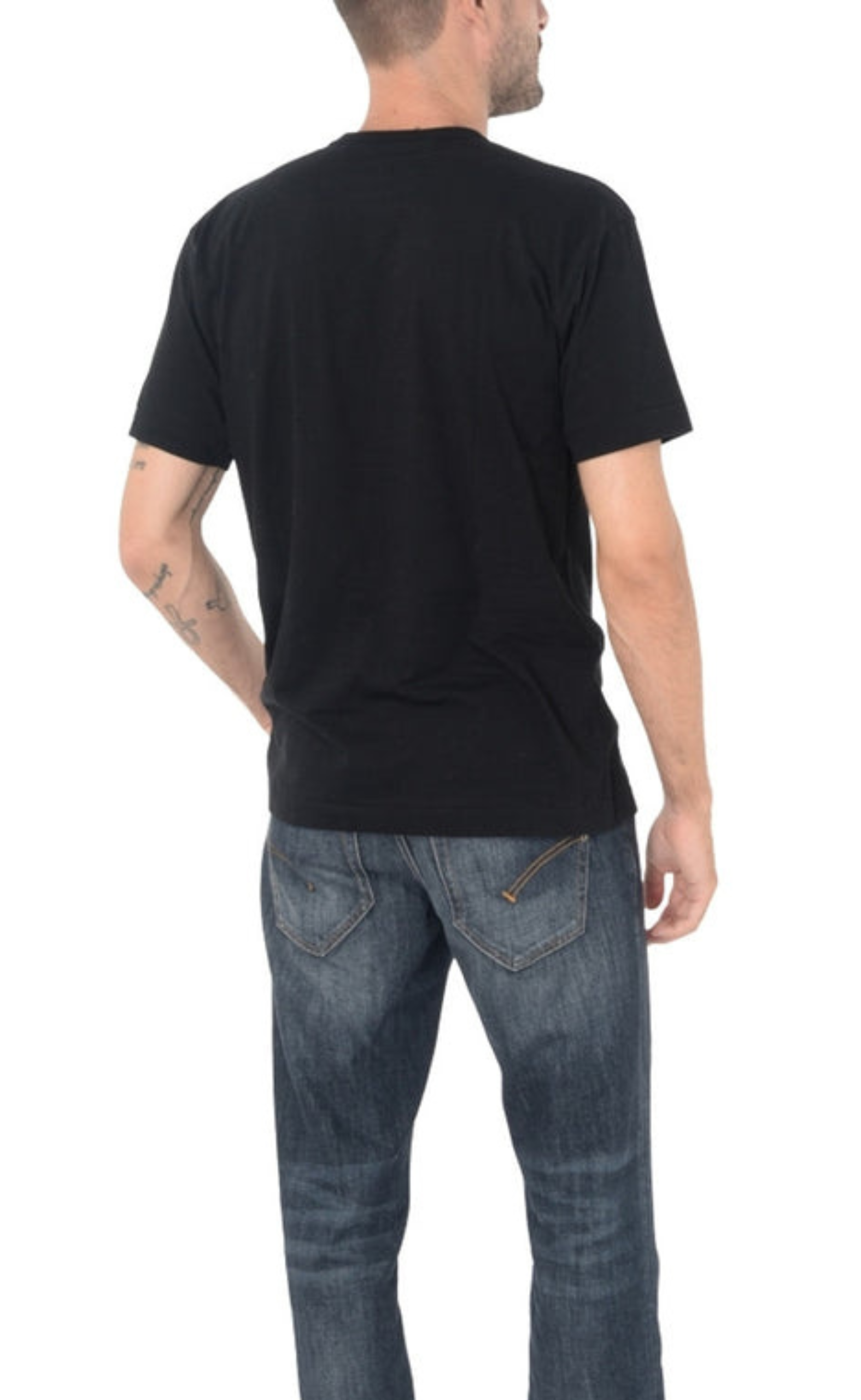 MENS T-SHIRT BLACK COMME DES