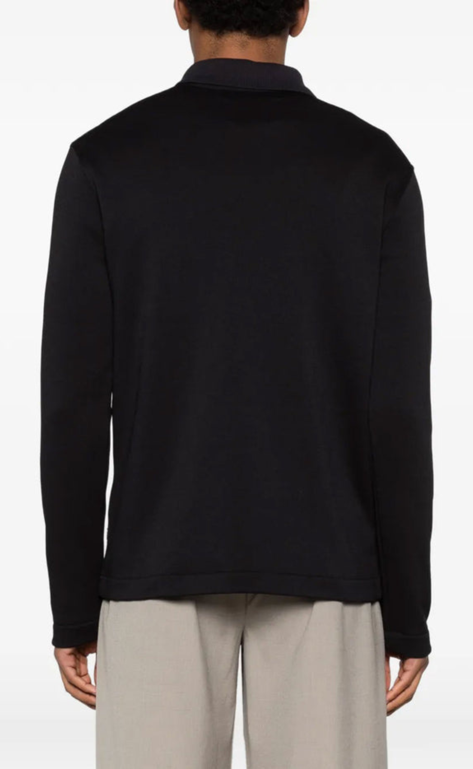 HALF-ZIP POLO MIDNIGHT LONGSLEEVE