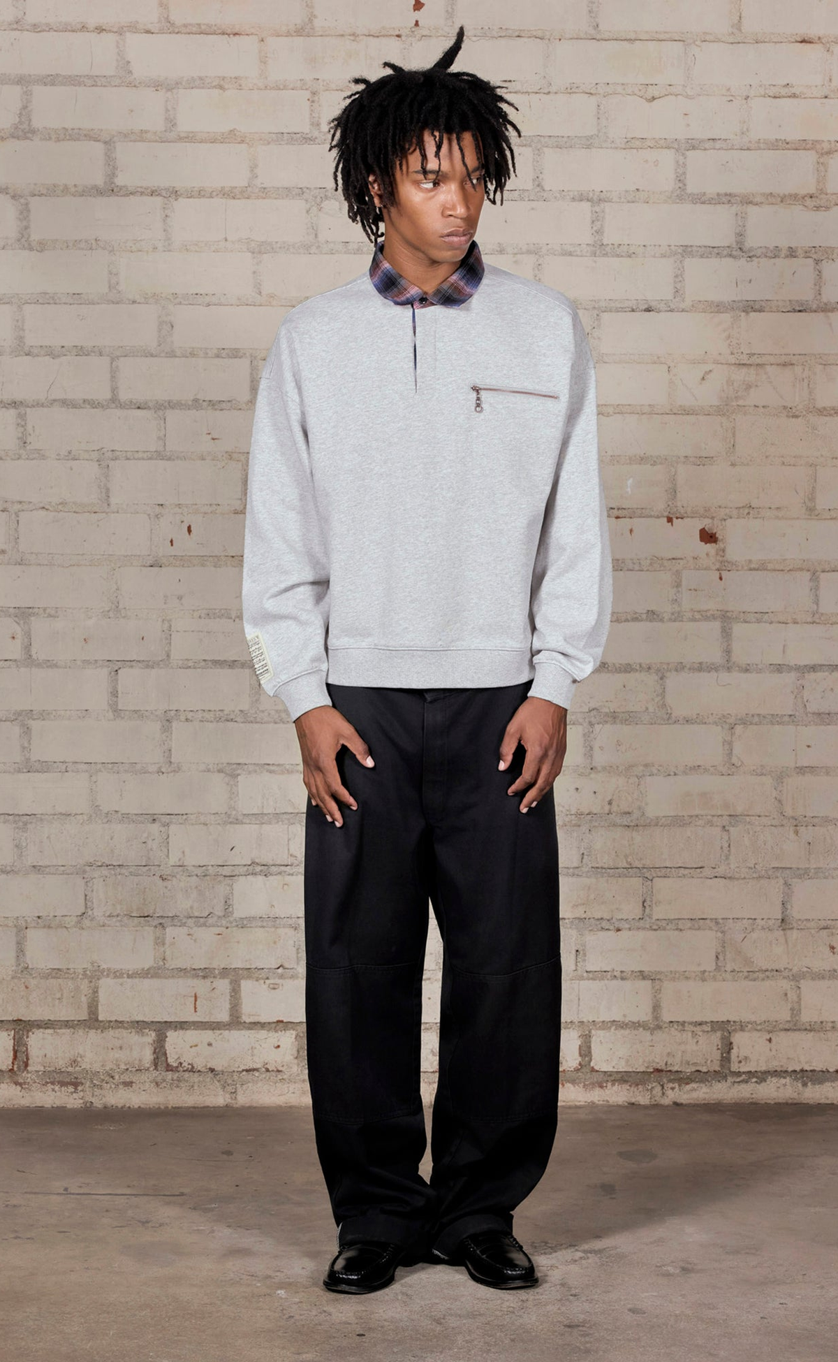 TOWN POLO GREY SWEATSHIRT