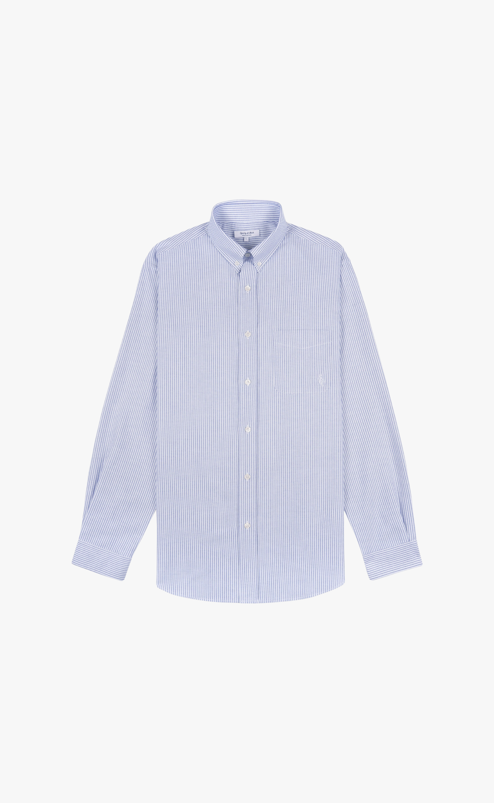 SRC OVERSIZED OXFORD NAVY STRIPE SHIRT