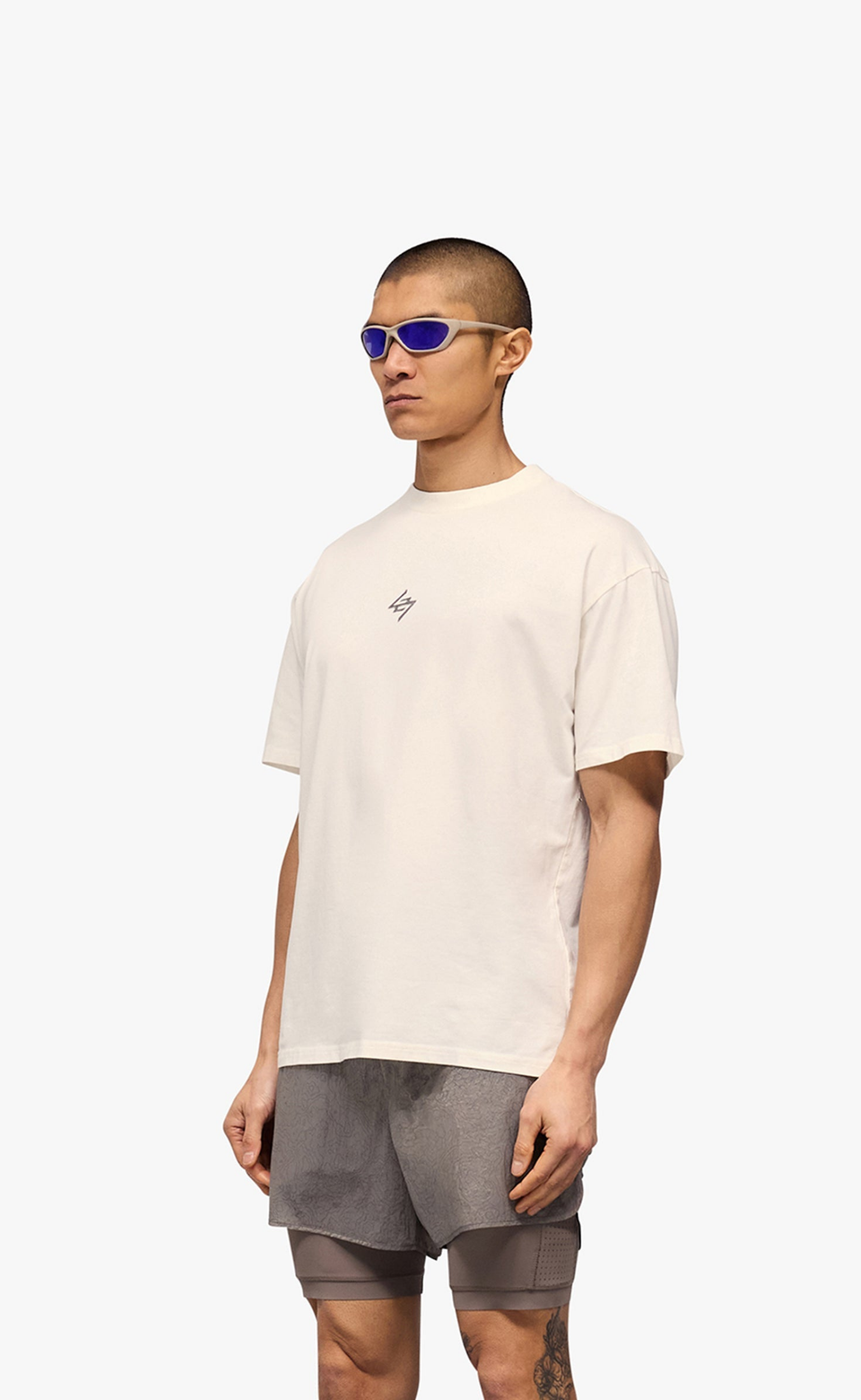 247 MOTION FLAT WHITE T-SHIRT