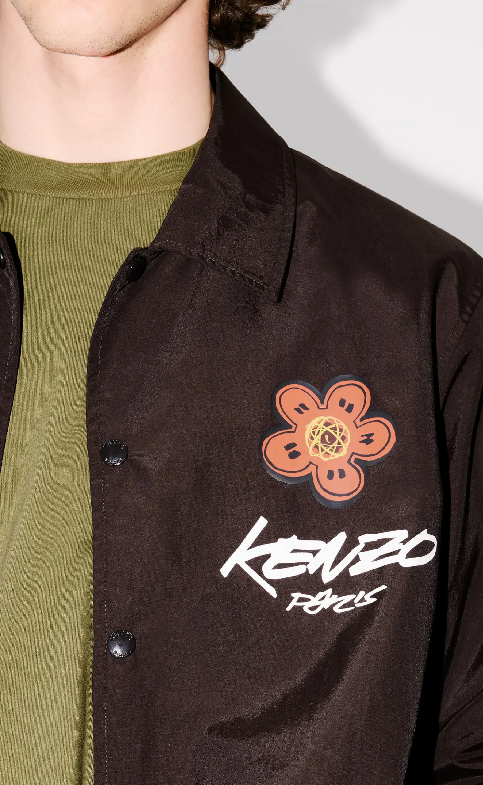 KENZO FUTURA LIGHT COACH CHOCOLATE JACKET