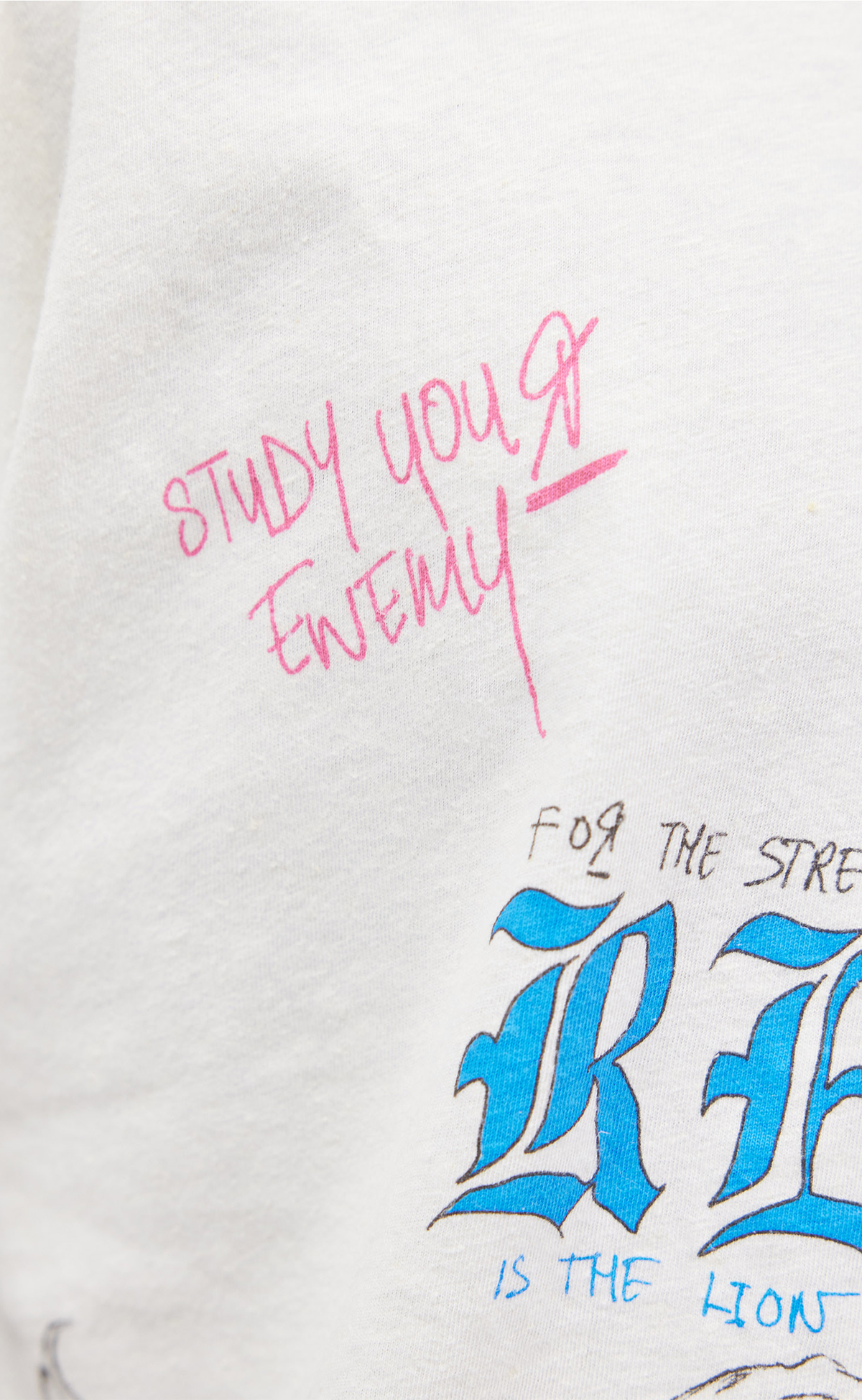 ENEMY FLAT WHITE T-SHIRT