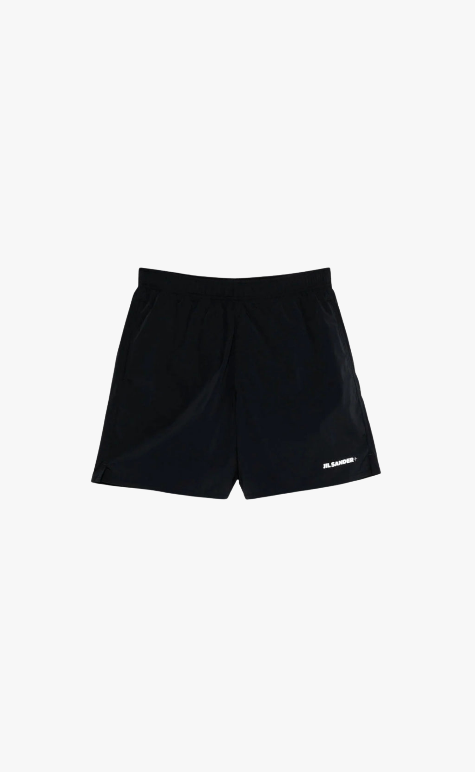 LOGO BOXER SWIM BLACK SHORTS