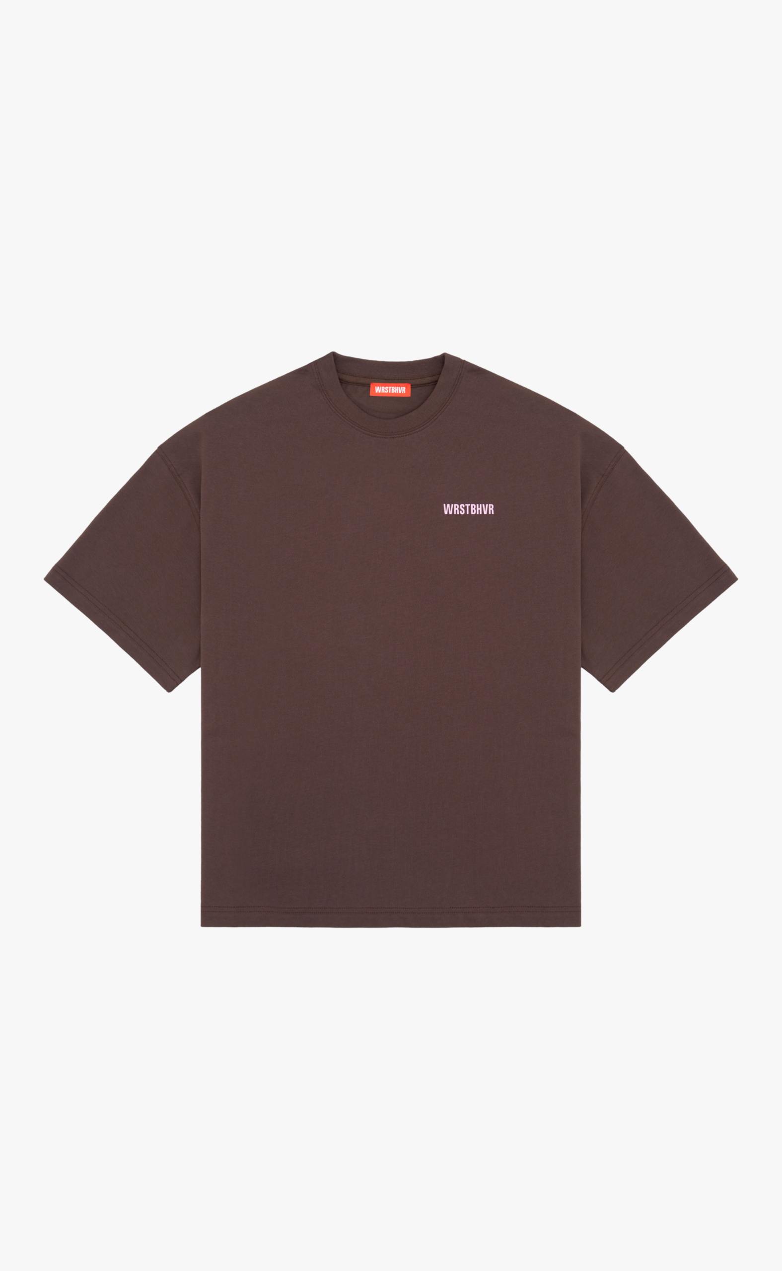 STUDIO V14 CHOCOLATE BROWN T-SHIRT