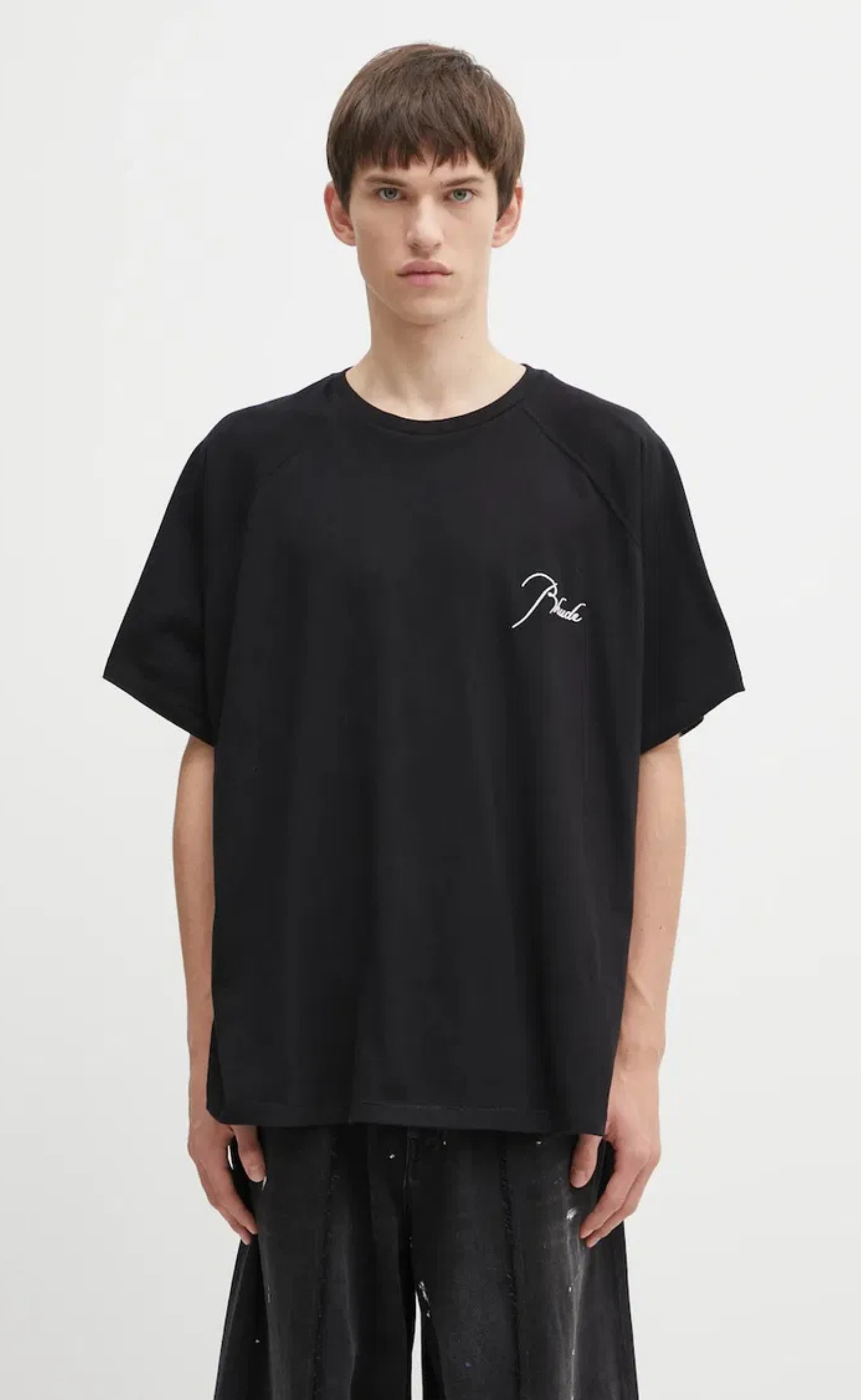 CLASSIQUE RAGLAN BLACK T-SHIRT