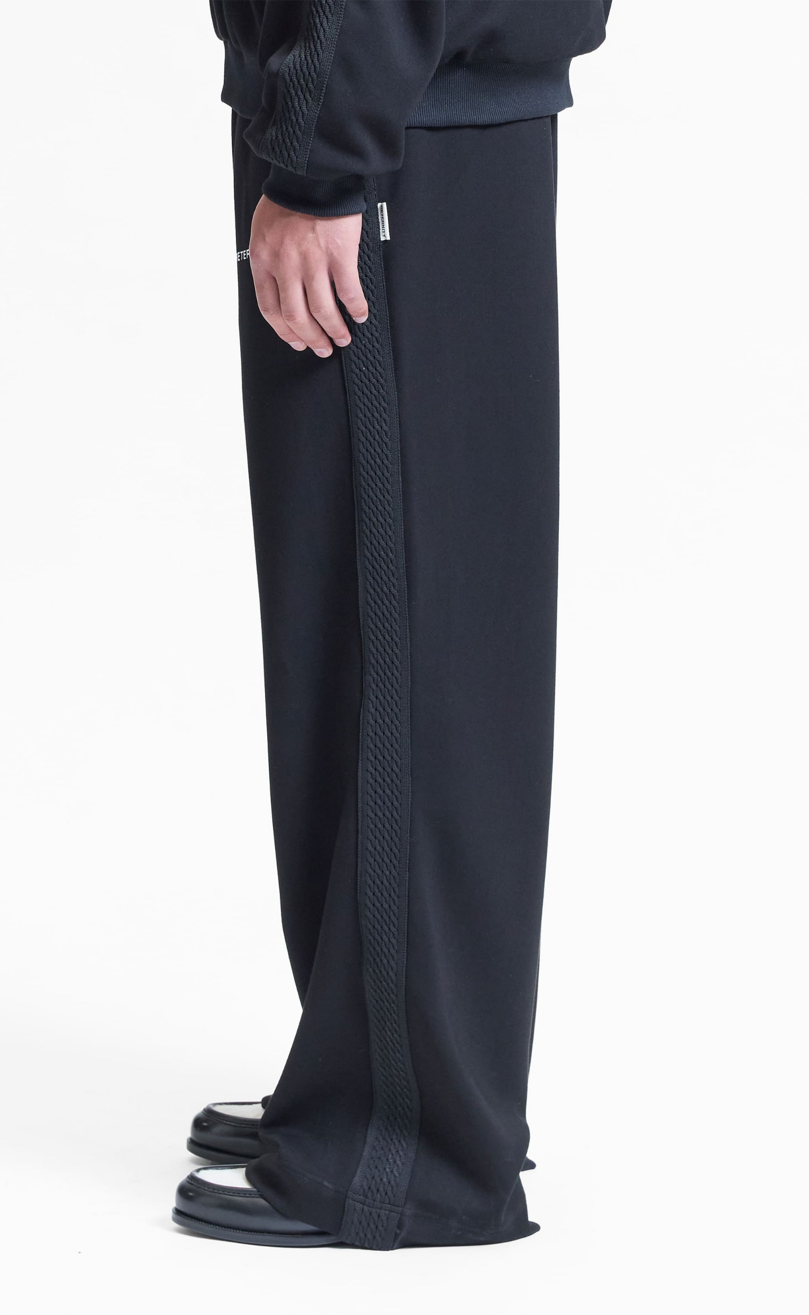 STUDIO TRACK BLACK PANTS