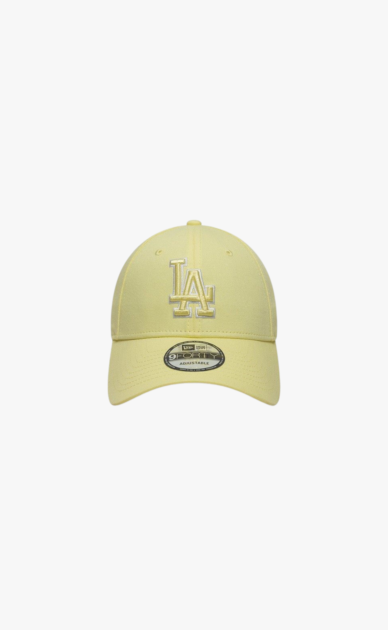 LOS ANGELES DODGERS TEAM OUTLINE 9FORTY PASTEL YELLOW HAT
