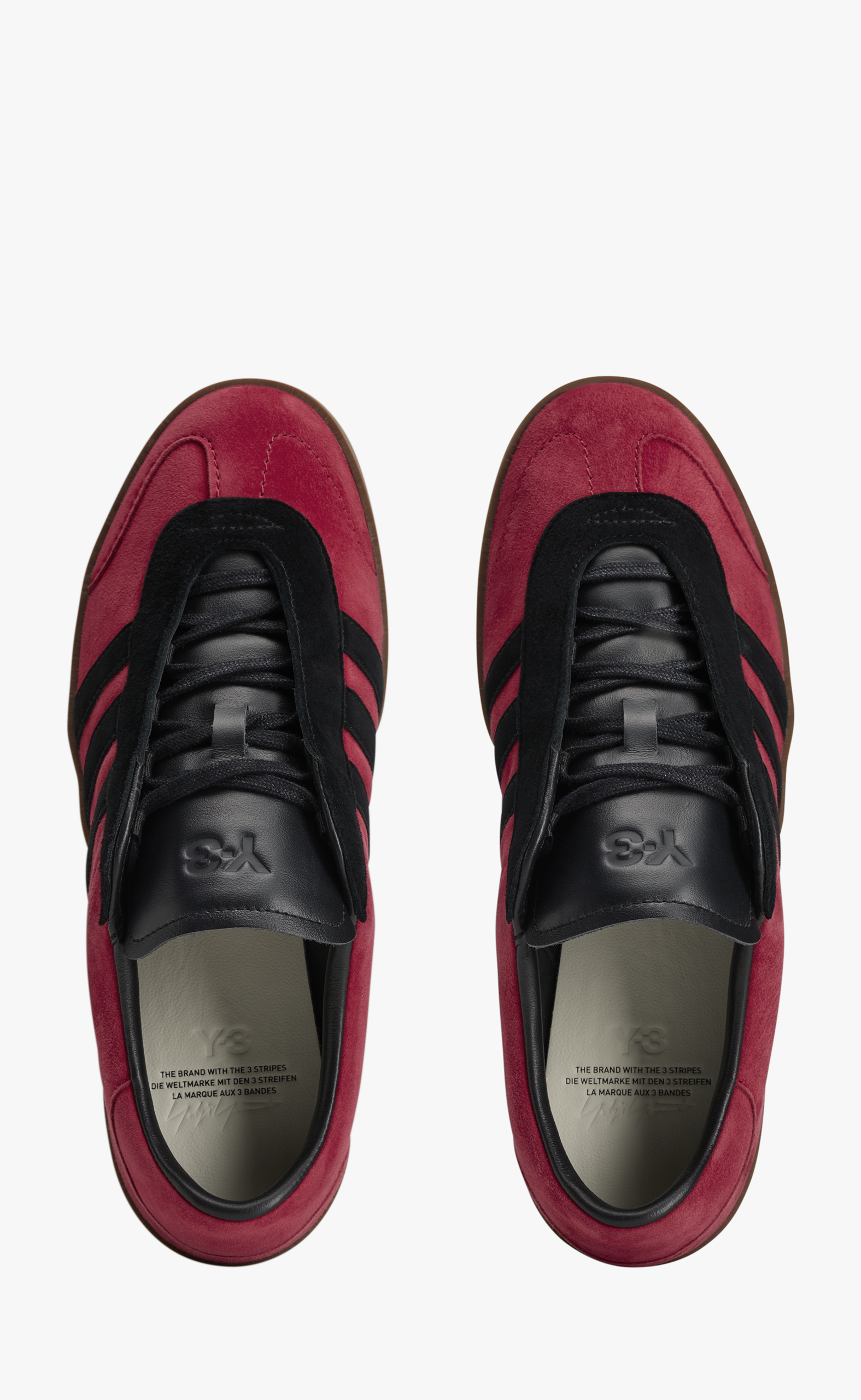 Y-3 GAZELLE RED BLACK SNEAKER