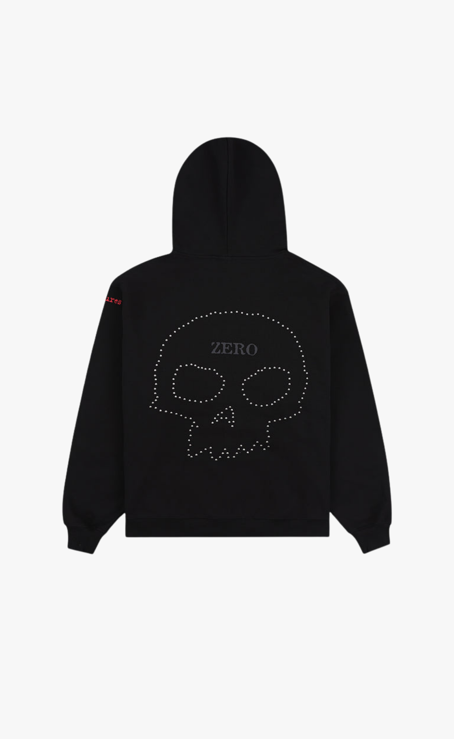DANE STUDDED BLACK HOODIE