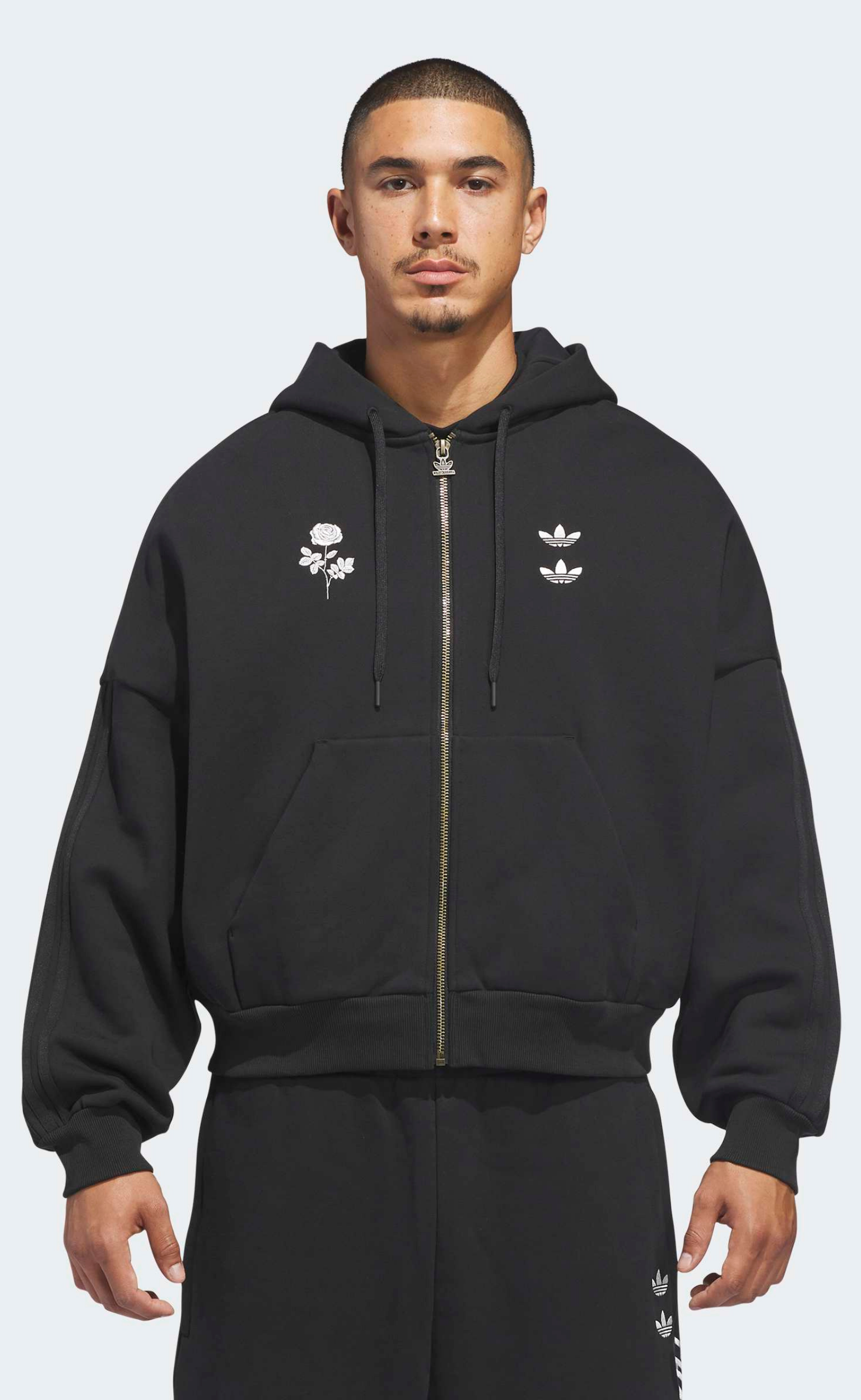 WC HEAVYWEIGHT BLACK ZIP HOODIE