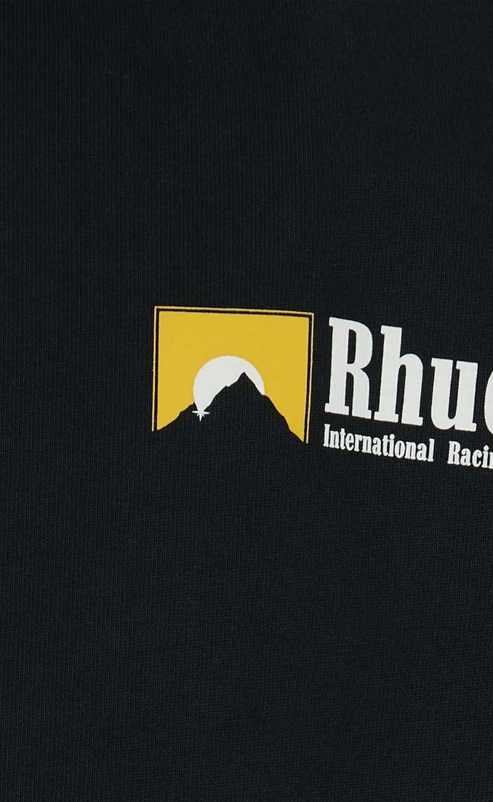 INTERNATIONAL RACING LOGO VINTAGE BLACK T-SHIRT