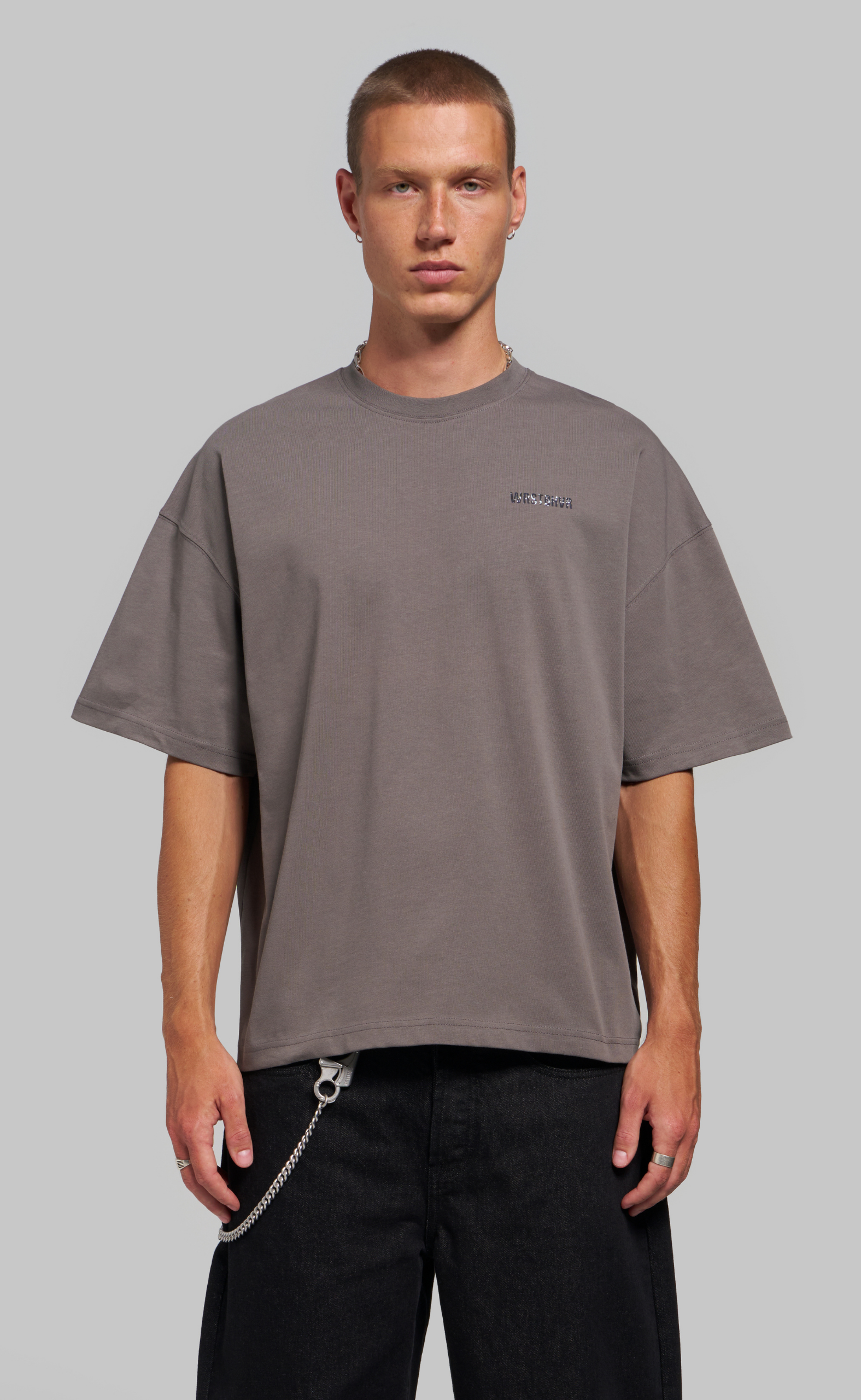 STUDIO V14 DARK GULL GRAY T-SHIRT
