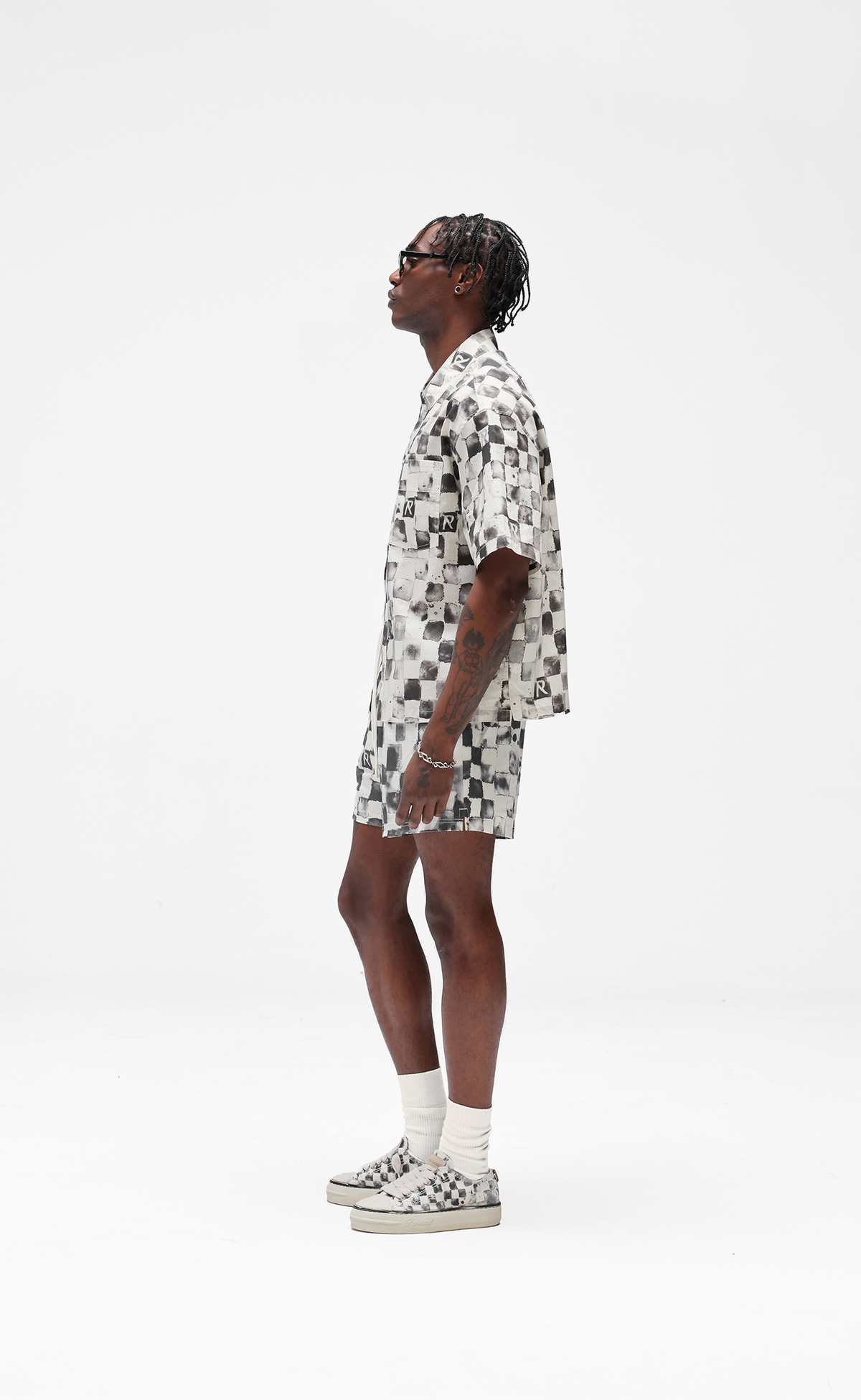POOL SIDE SWIM FLAT WHITE SHORTS