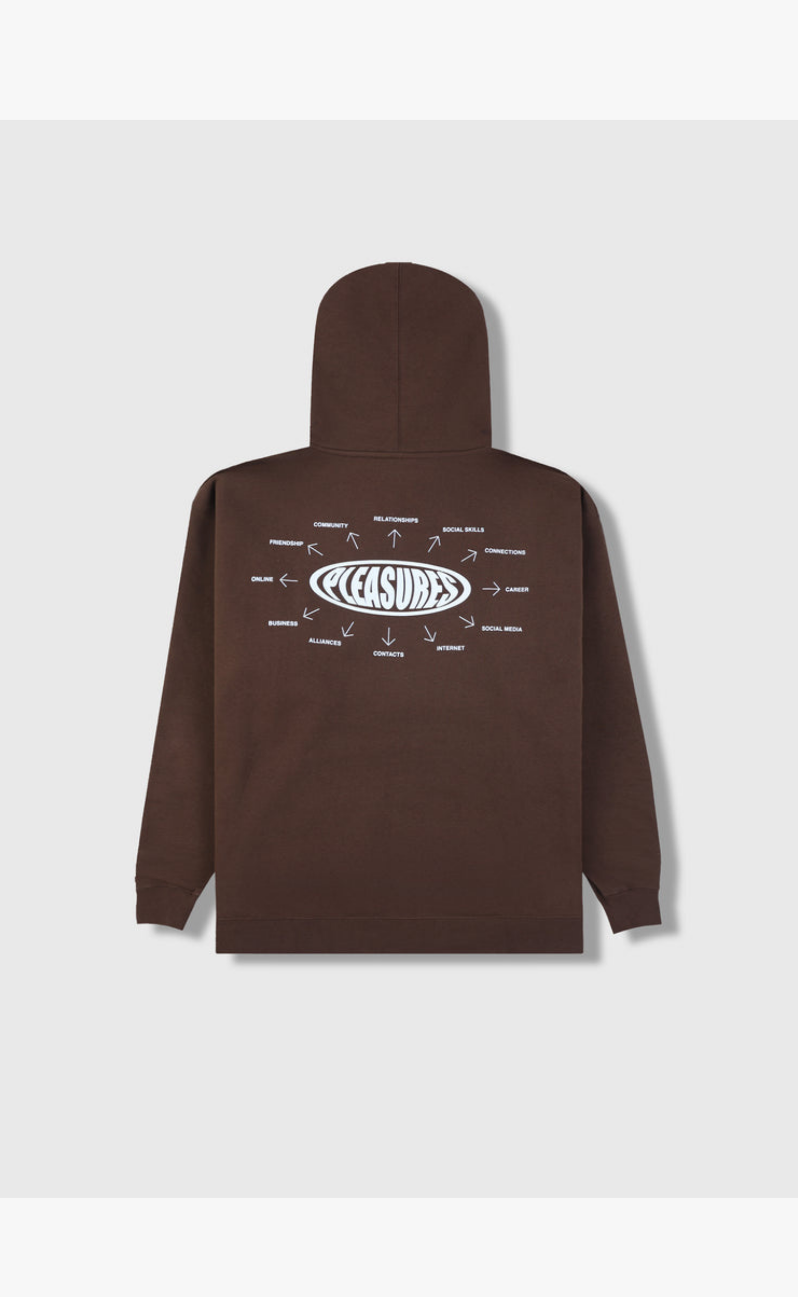 OVERVIEW BROWN HOODIE