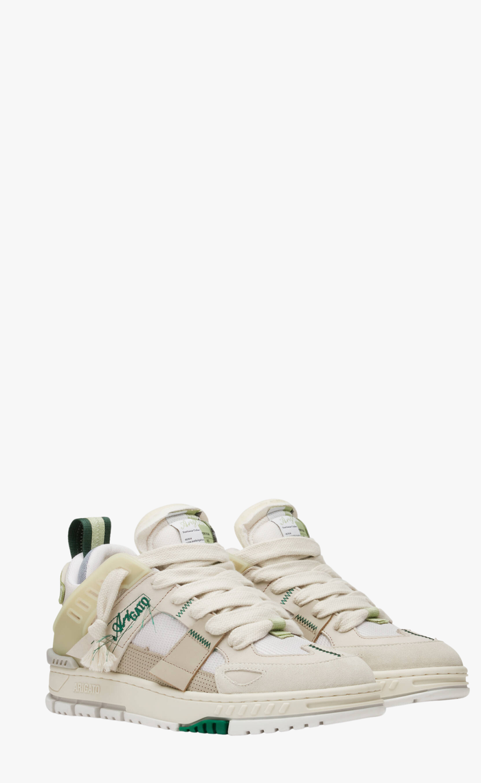 AREA PATCHWORK BEIGE GREEN SNEAKER Hover