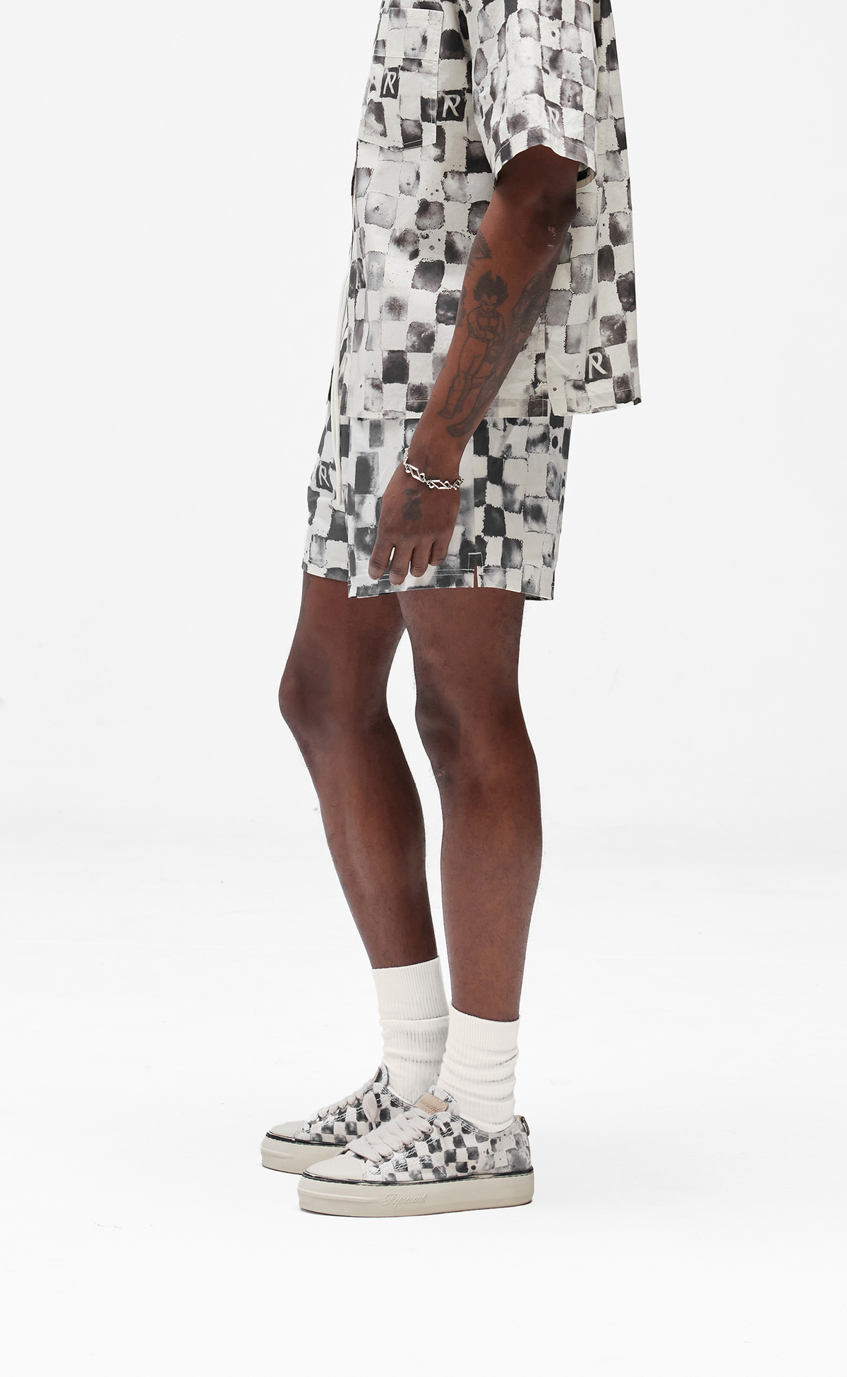 POOL SIDE SWIM FLAT WHITE SHORTS