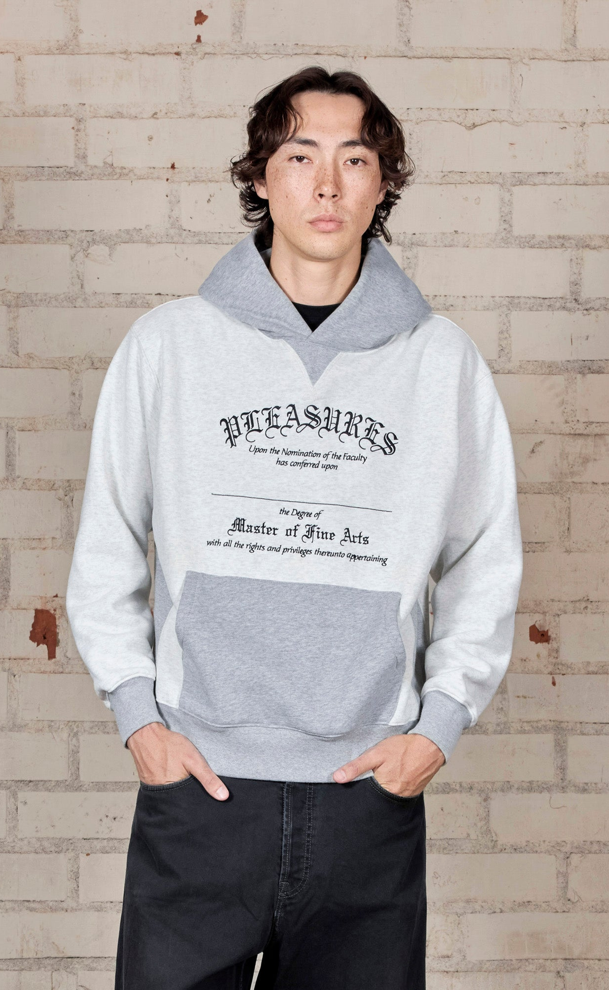 DEGREE ASH GREY HOODIE