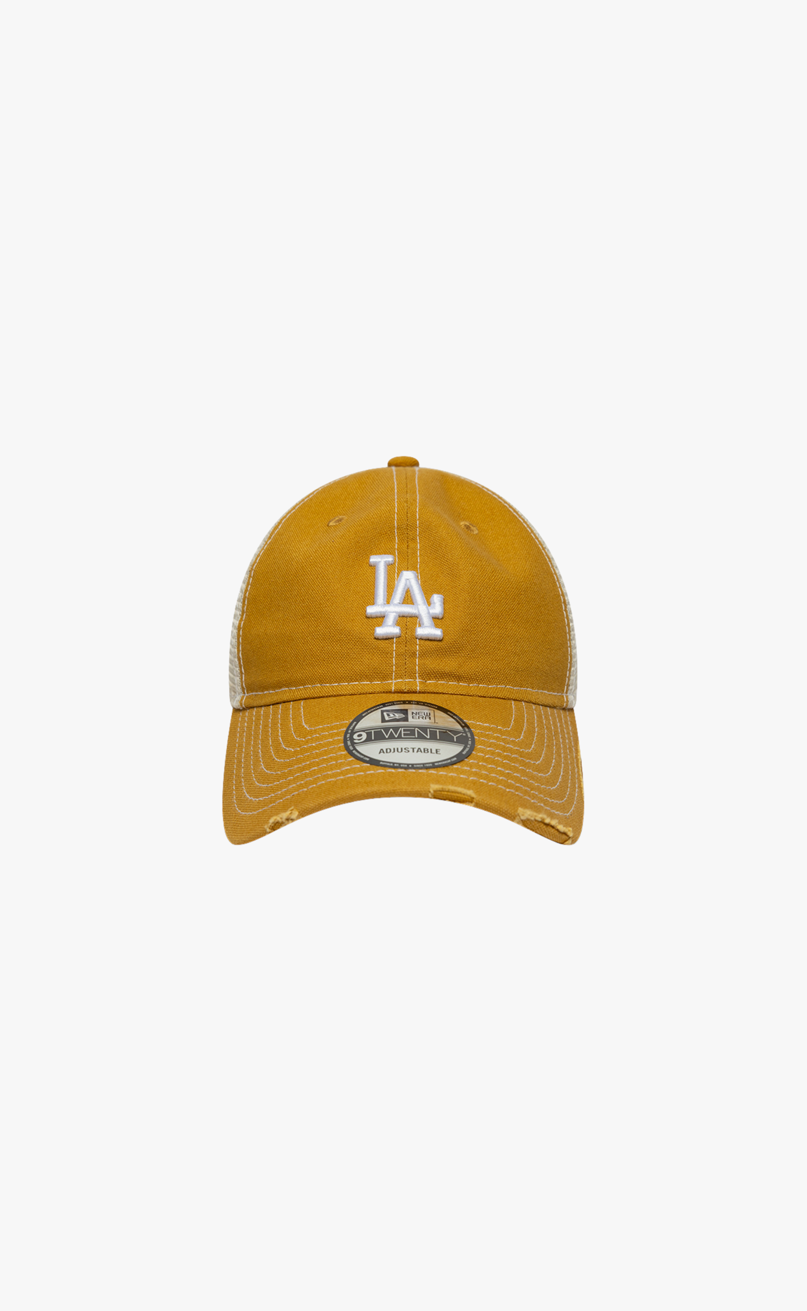 LOS ANGELES DODGERS COTTON CANV 9TWENTY TRUCKER YELLOW WHITE HAT