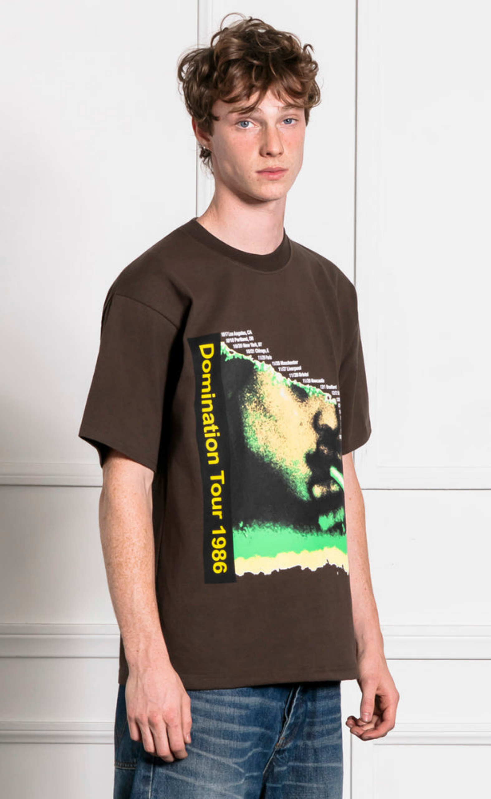 DOMINATION BROWN T-SHIRT