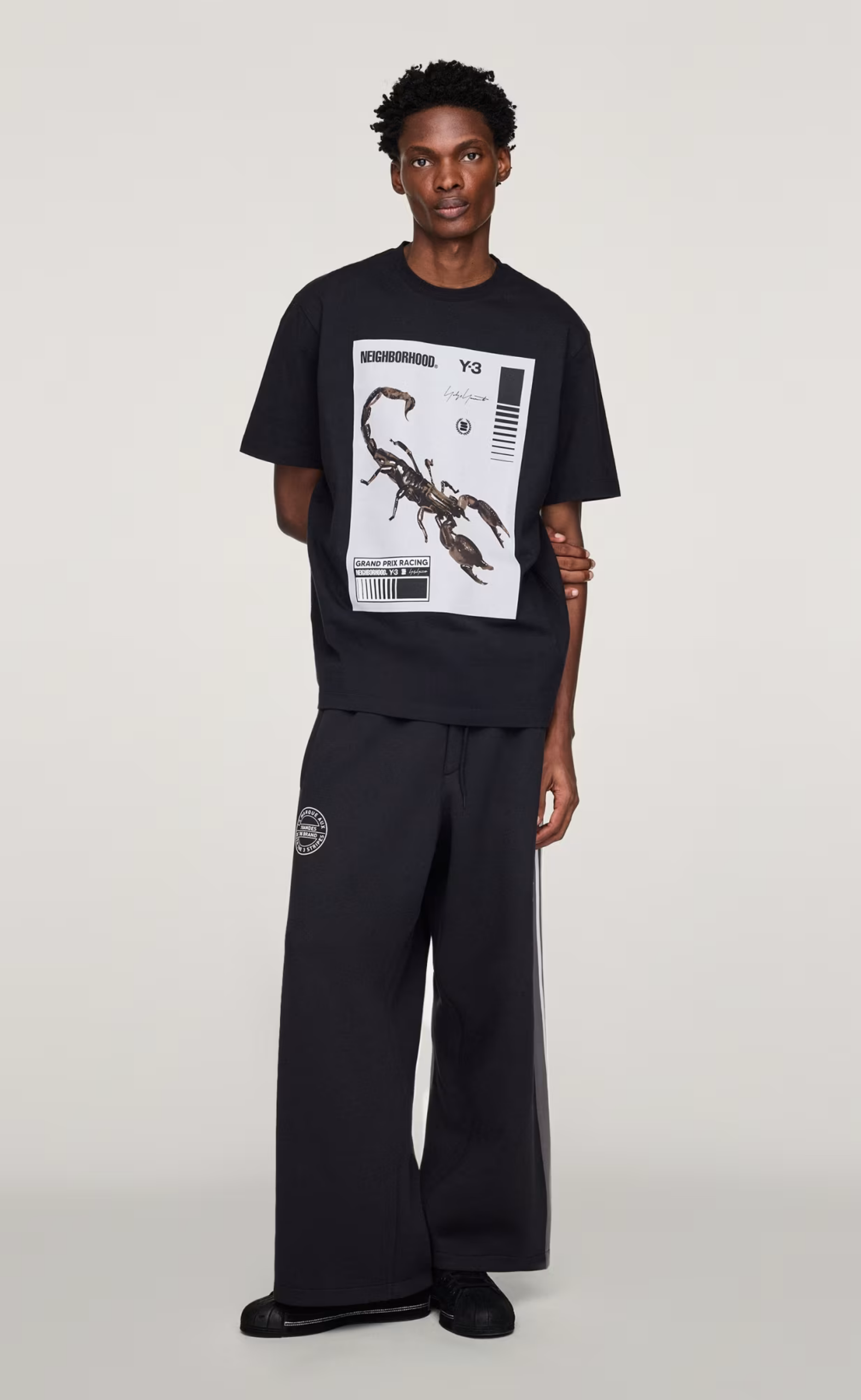 Y-3 NBHD GRAPHIC BLACK T-SHIRT