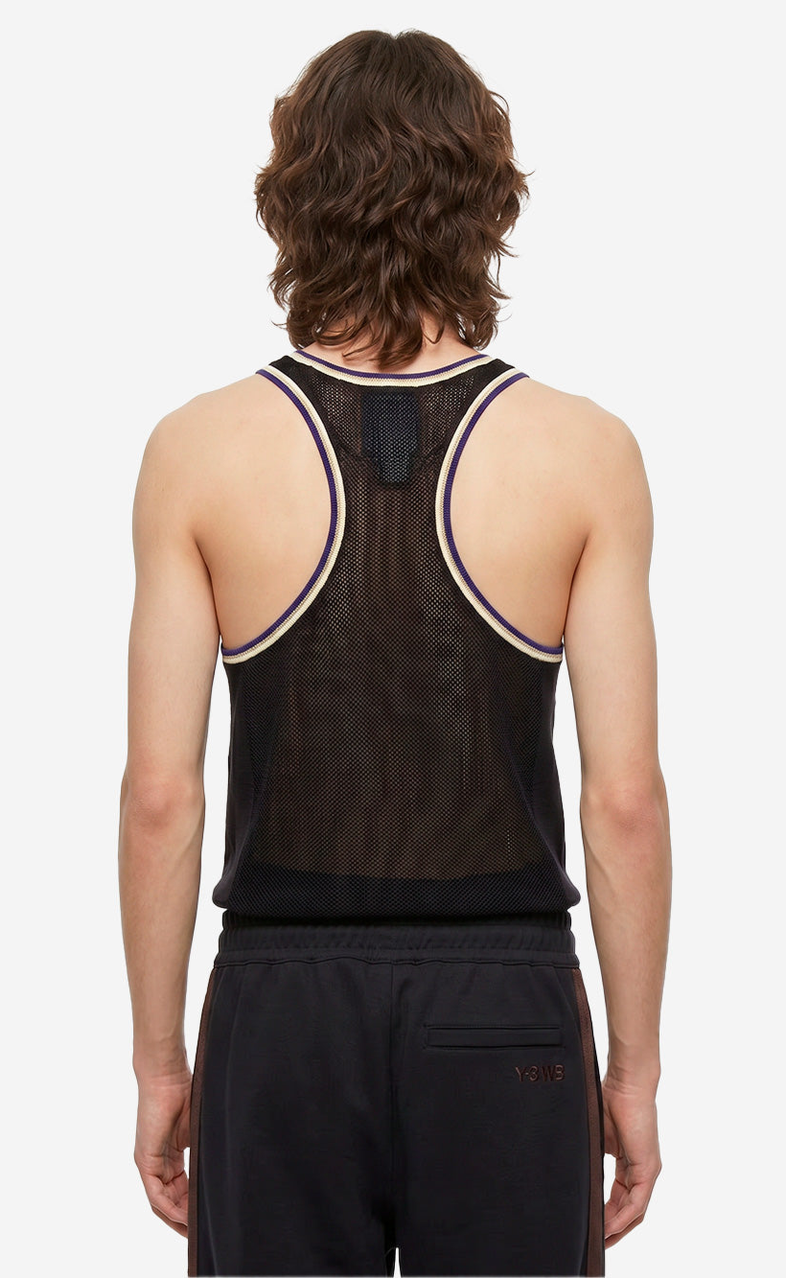 WB Y-3 KNIT TANK WOMEN BLACK TANK TOP