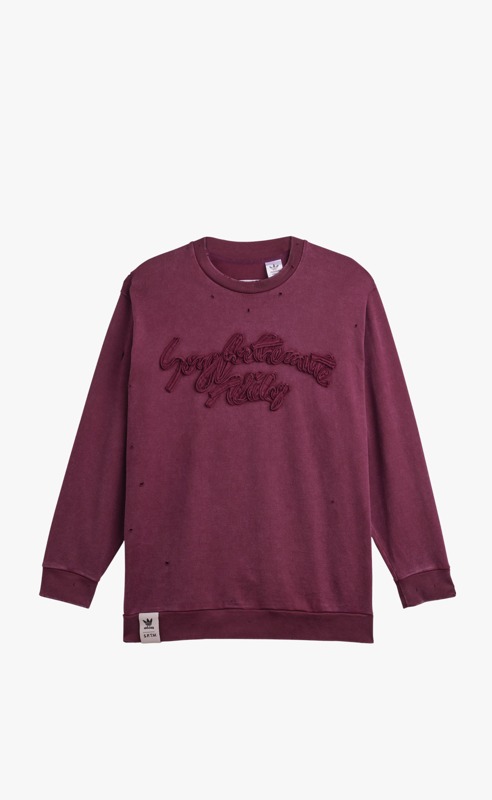 MONOCHROMATIC MAROON LONGSLEEVE