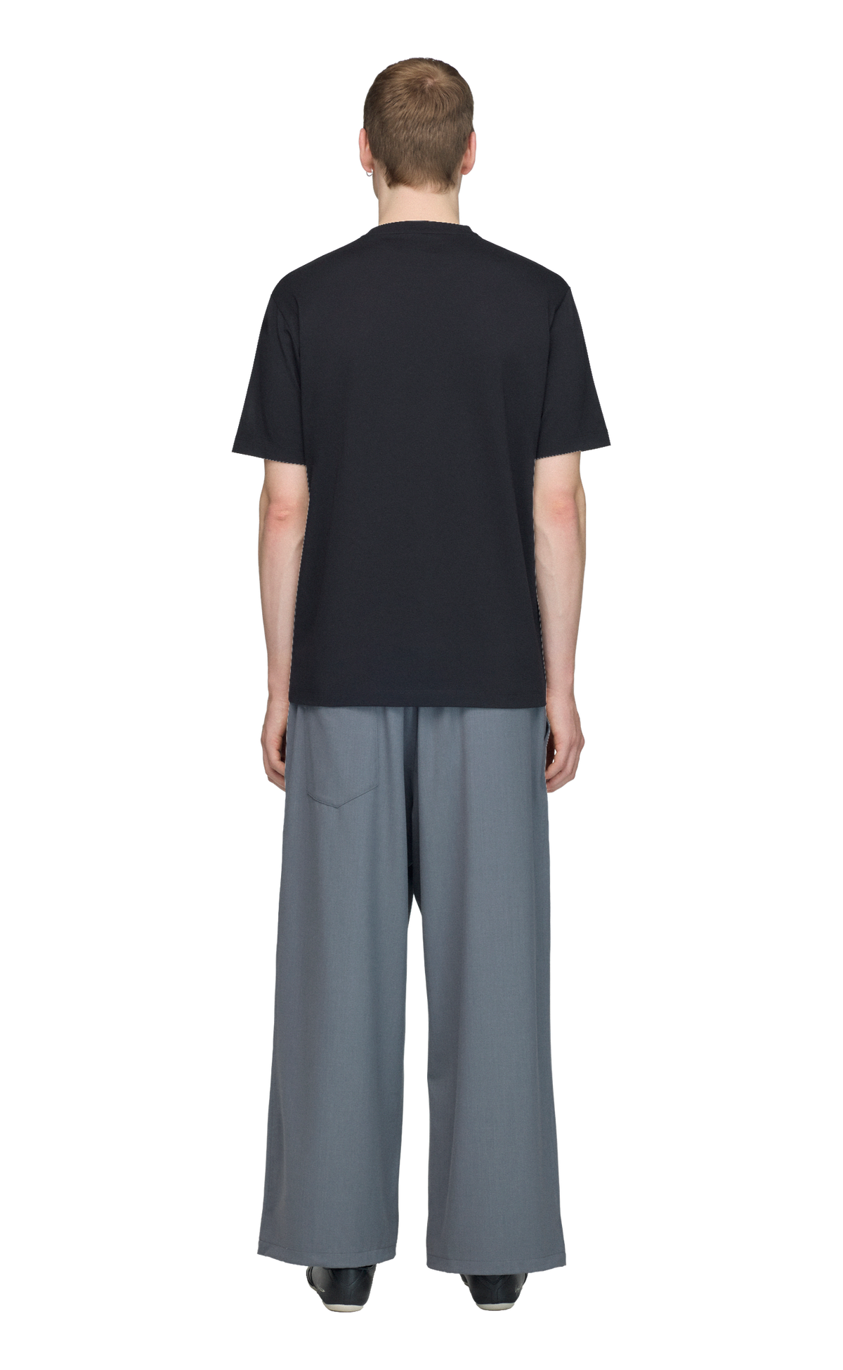 Y-3 LIQUID LOGO BLACK T-SHIRT