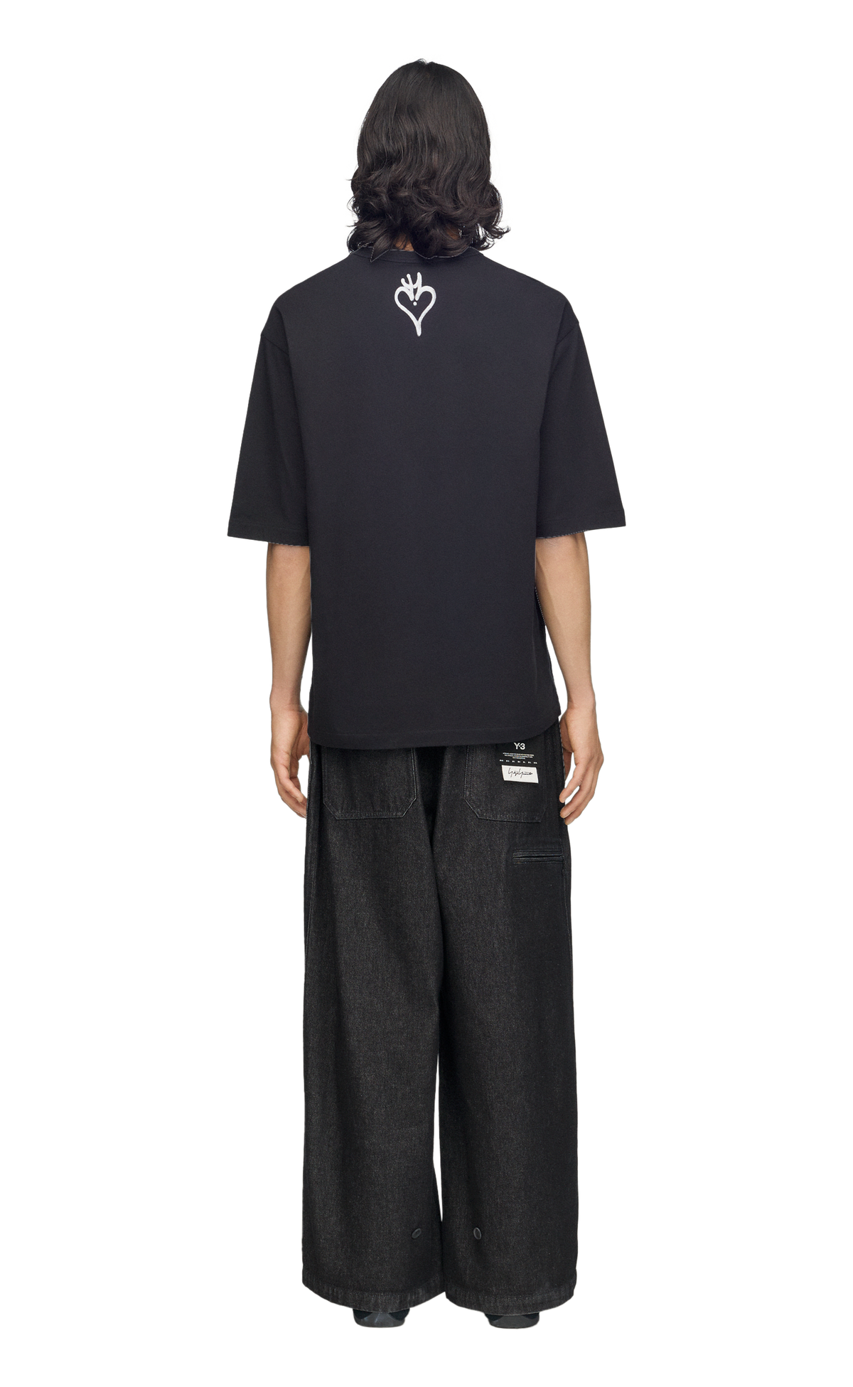 Y-3 CHITO GRAPHIC BLACK T-SHIRT
