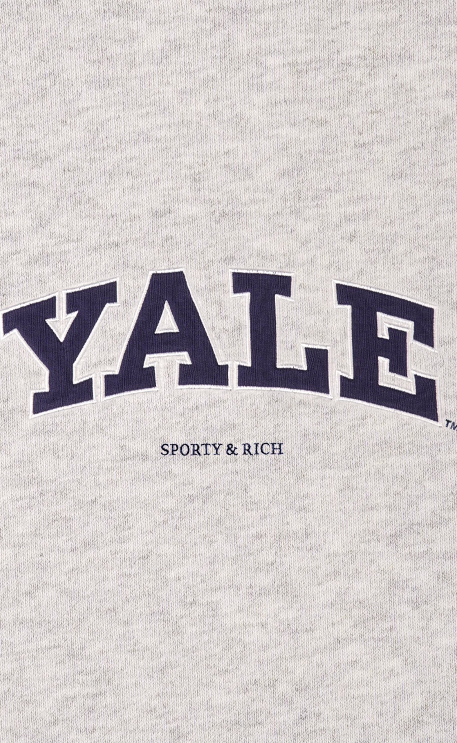 YALE IVY HEATHER GRAY CREWNECK