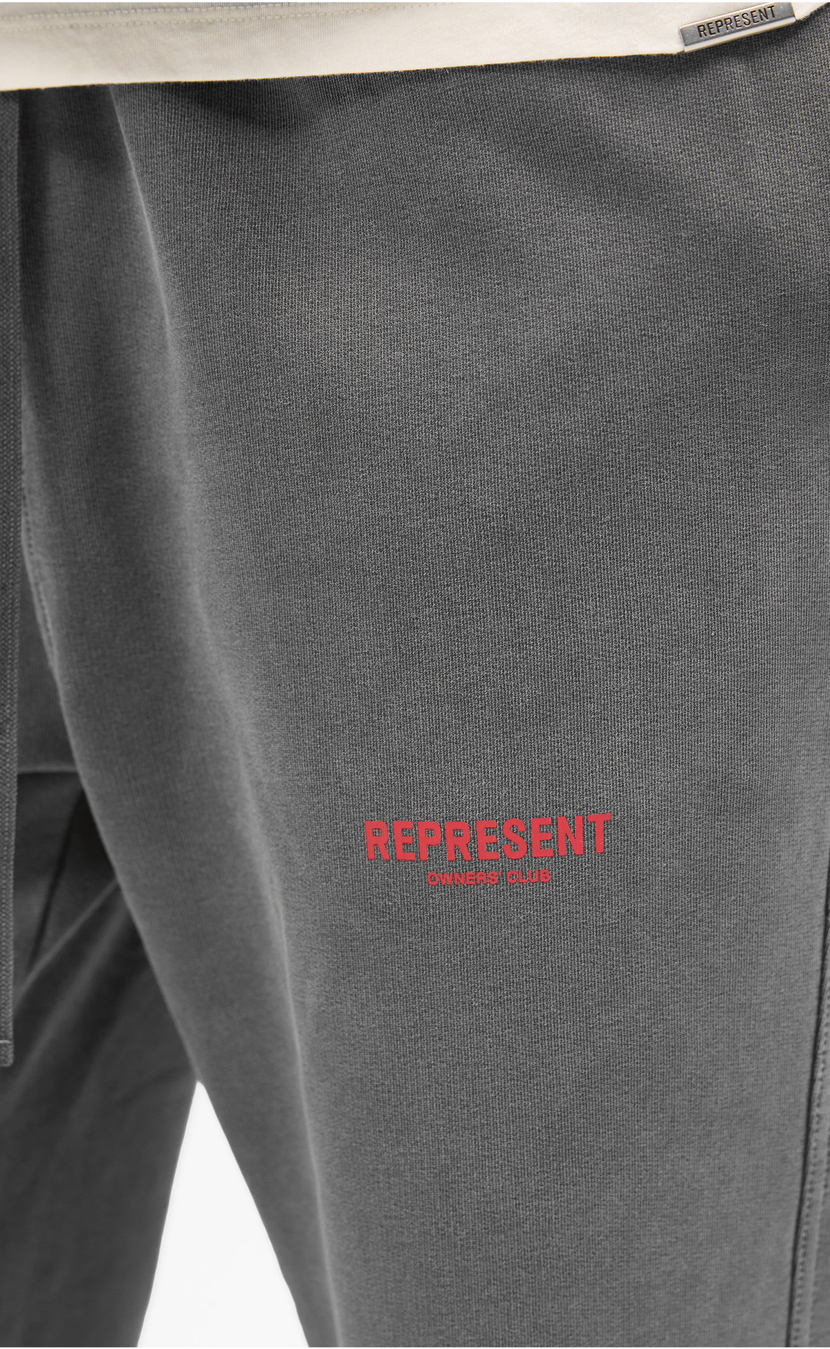 REPRESENT OWNERS CLUB WASHED BLACK SWEATPANTS