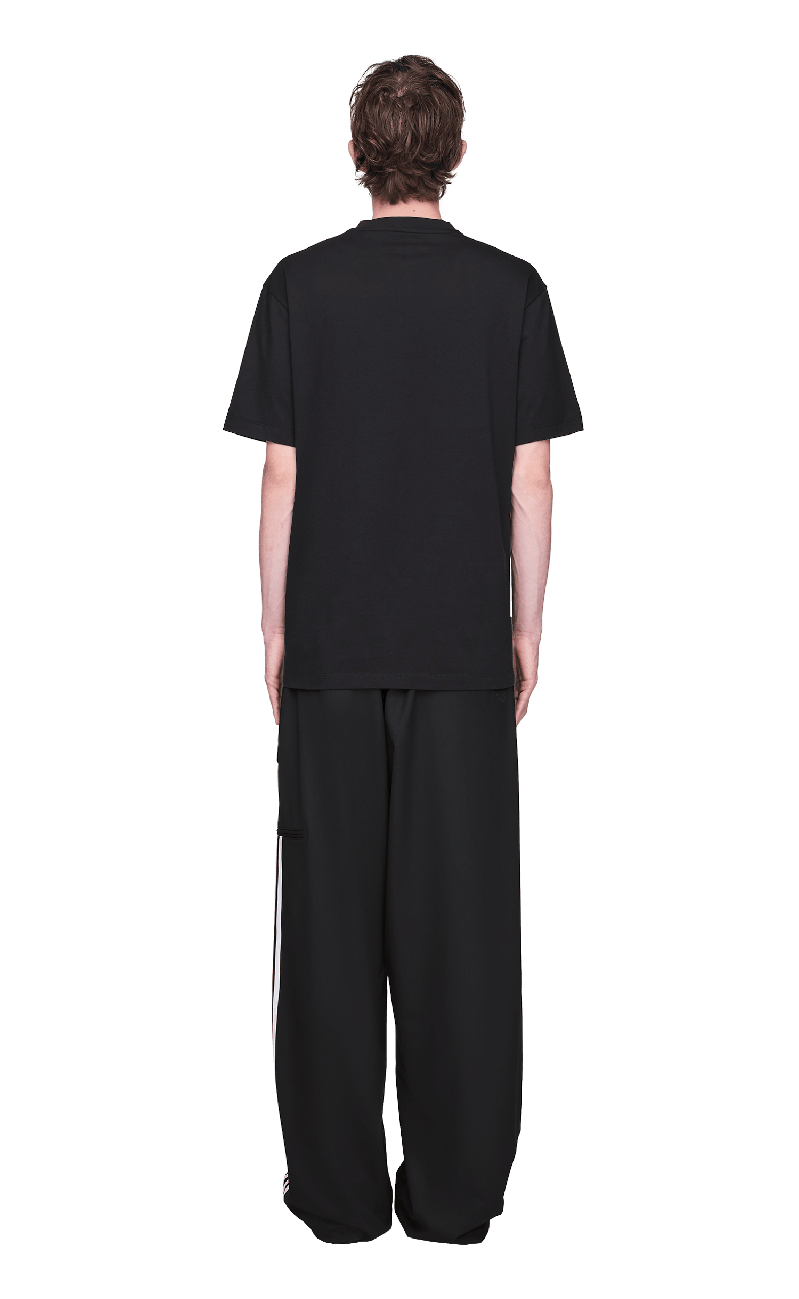 Y-3 REGULAR BLACK T-SHIRT