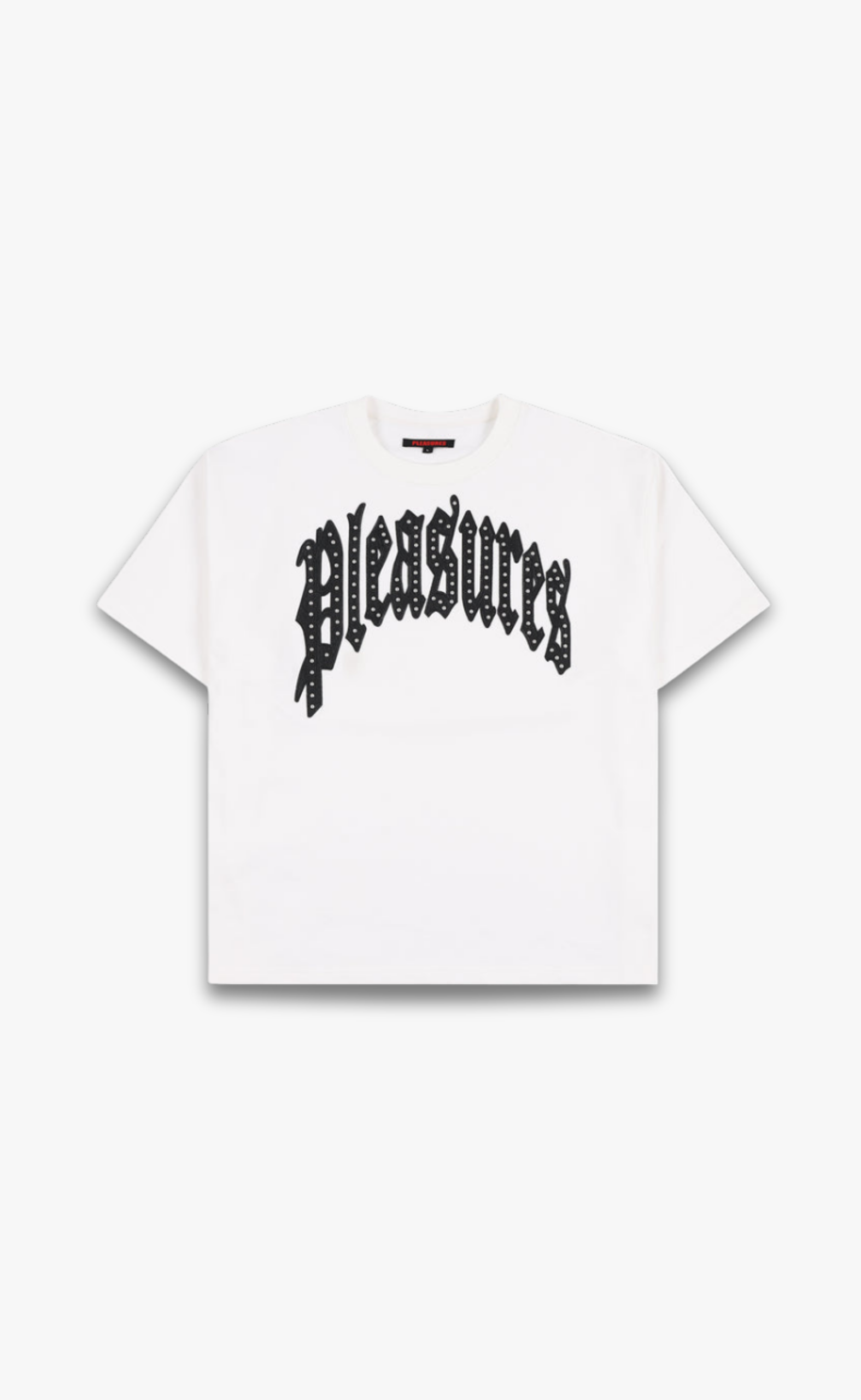 TWITCH STUDDED WHITE T-SHIRT