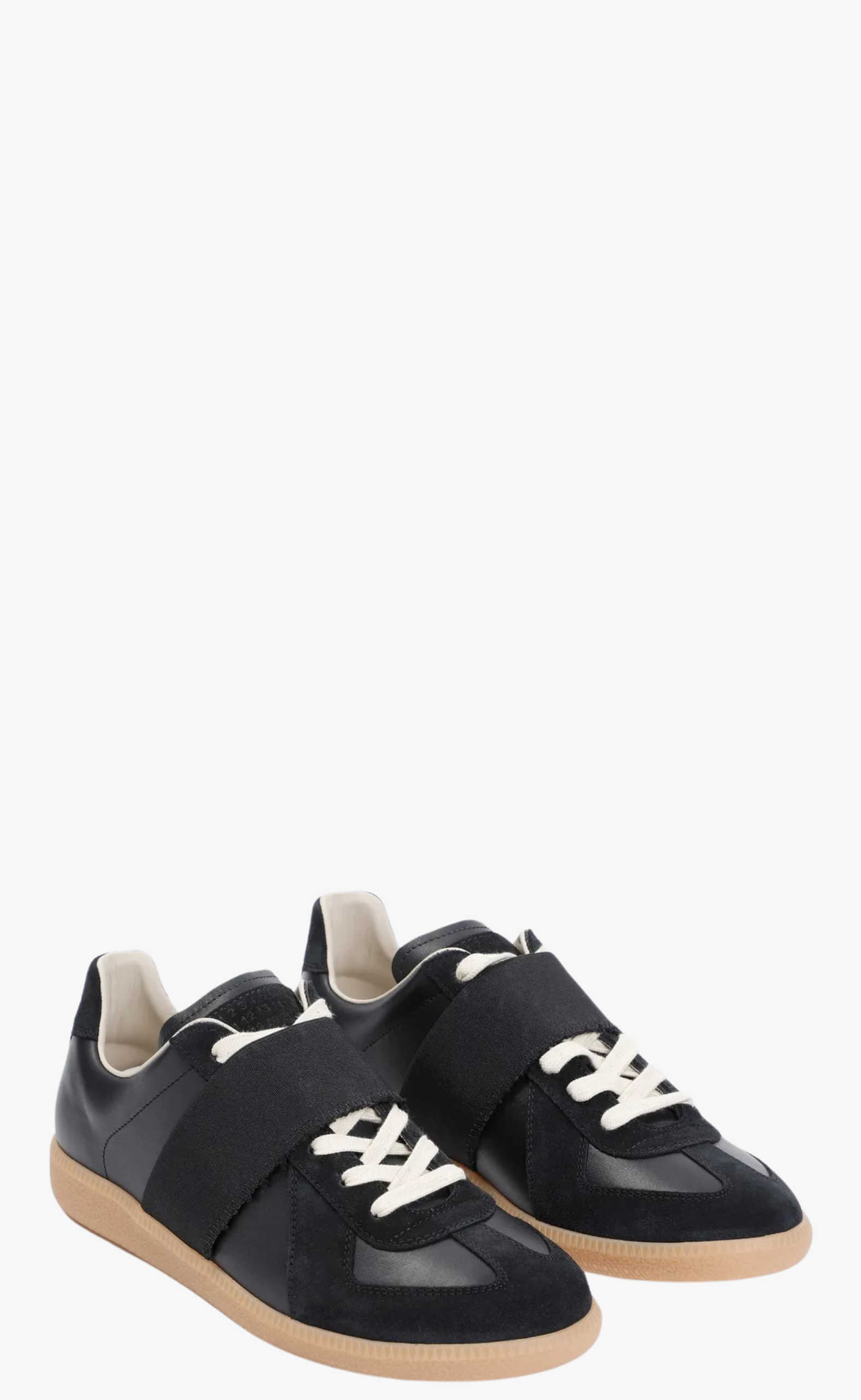 REPLICA ELASTIC BAND BLACK SNEAKER