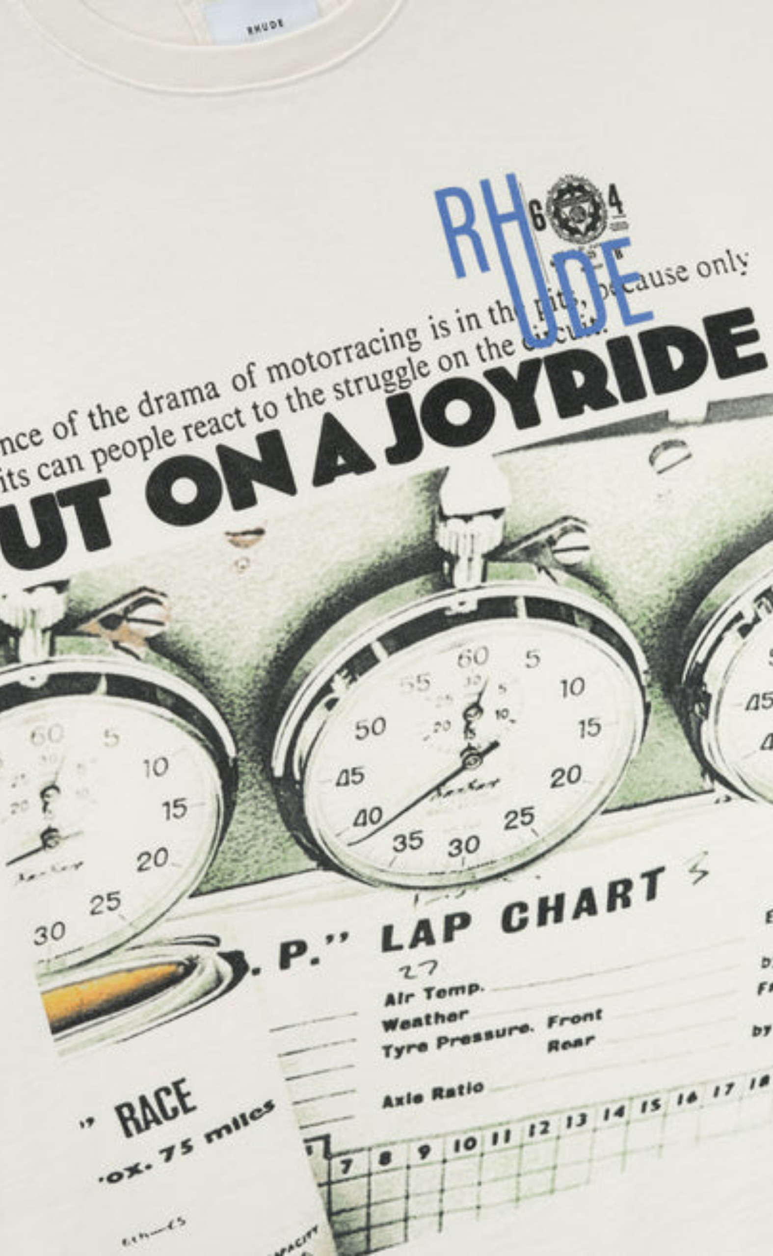 JOYRIDE WHITE T-SHIRT