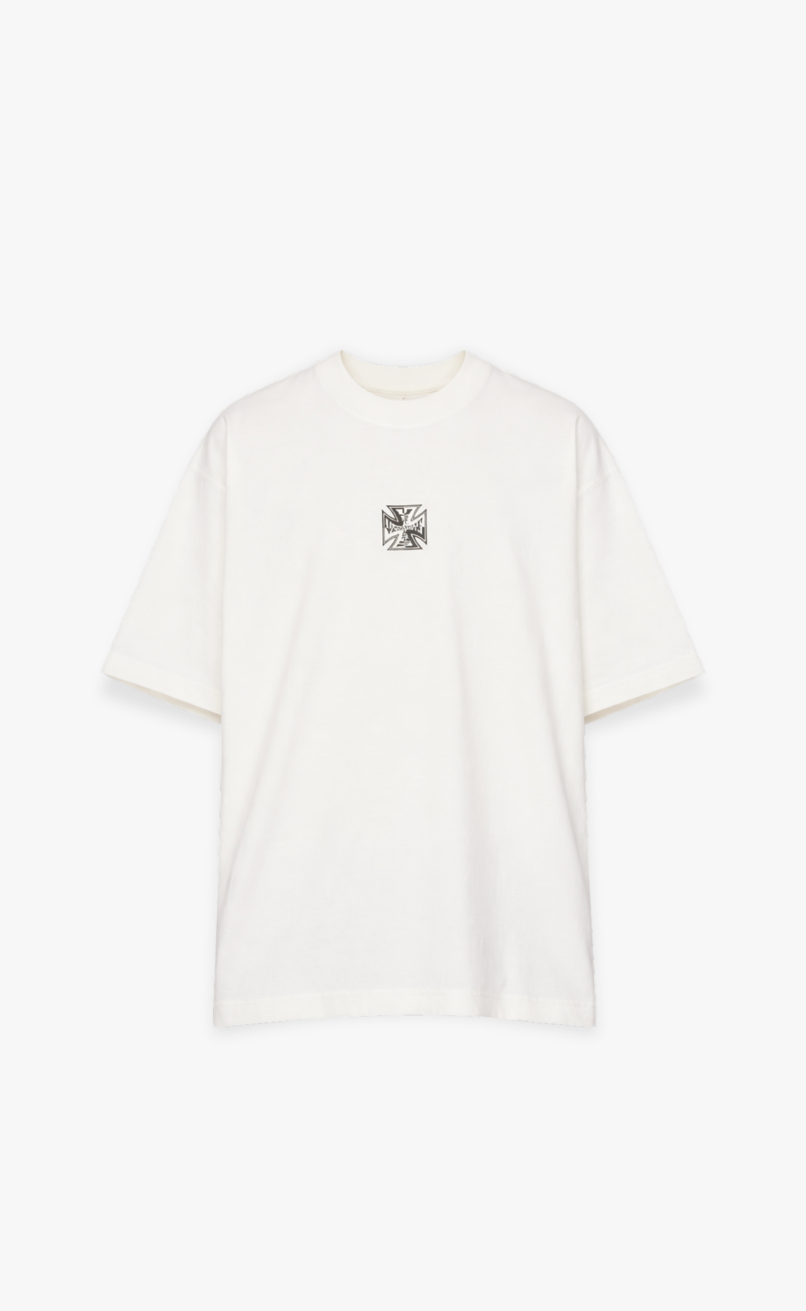 BIKER CROSS VANILLA T-SHIRT