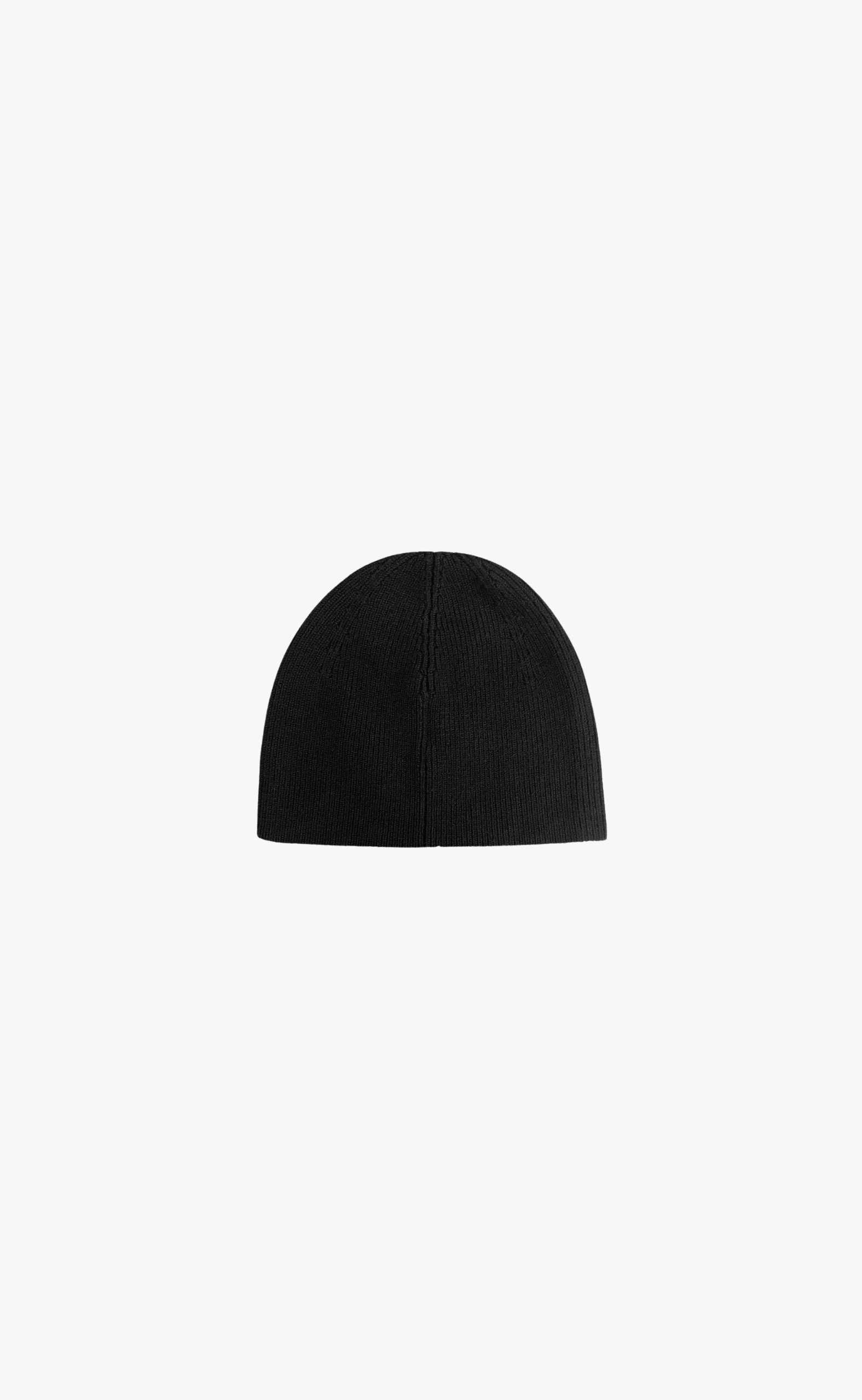 H TRIM BLACK BEANIE