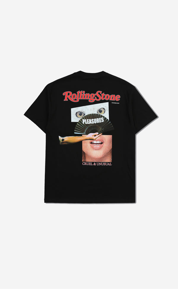BLACK ROLLING STONE T-SHIRT