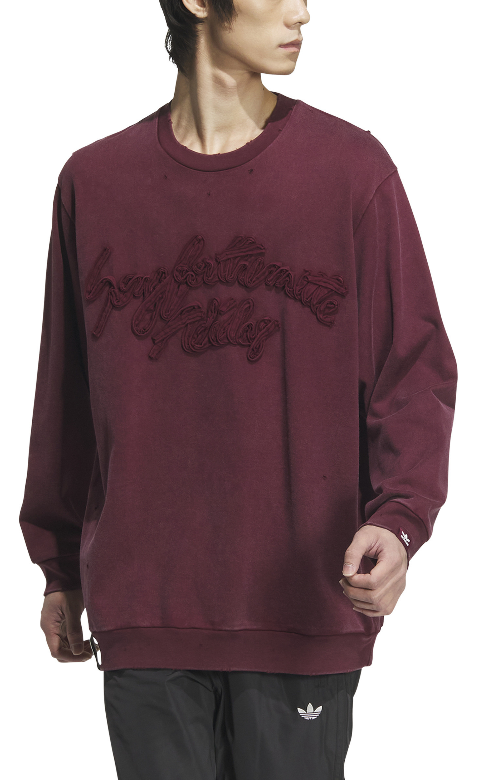 MONOCHROMATIC MAROON LONGSLEEVE