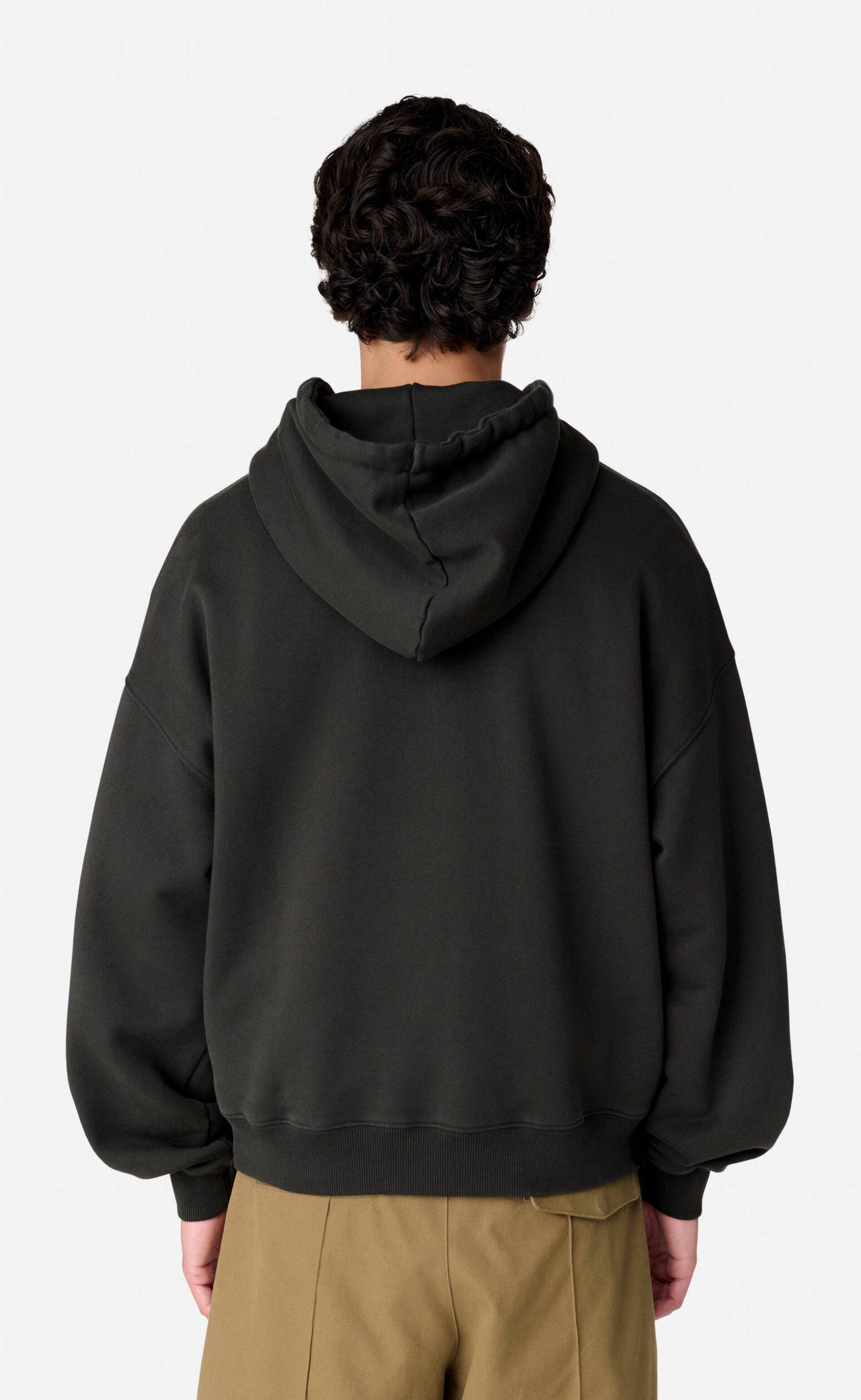 MOTTO DARK GREY HOODIE
