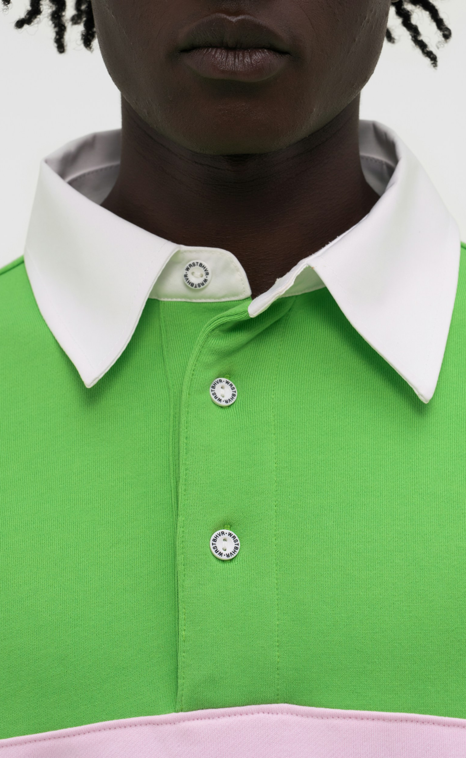 GERI POLO GRASS GREEN SWEATER